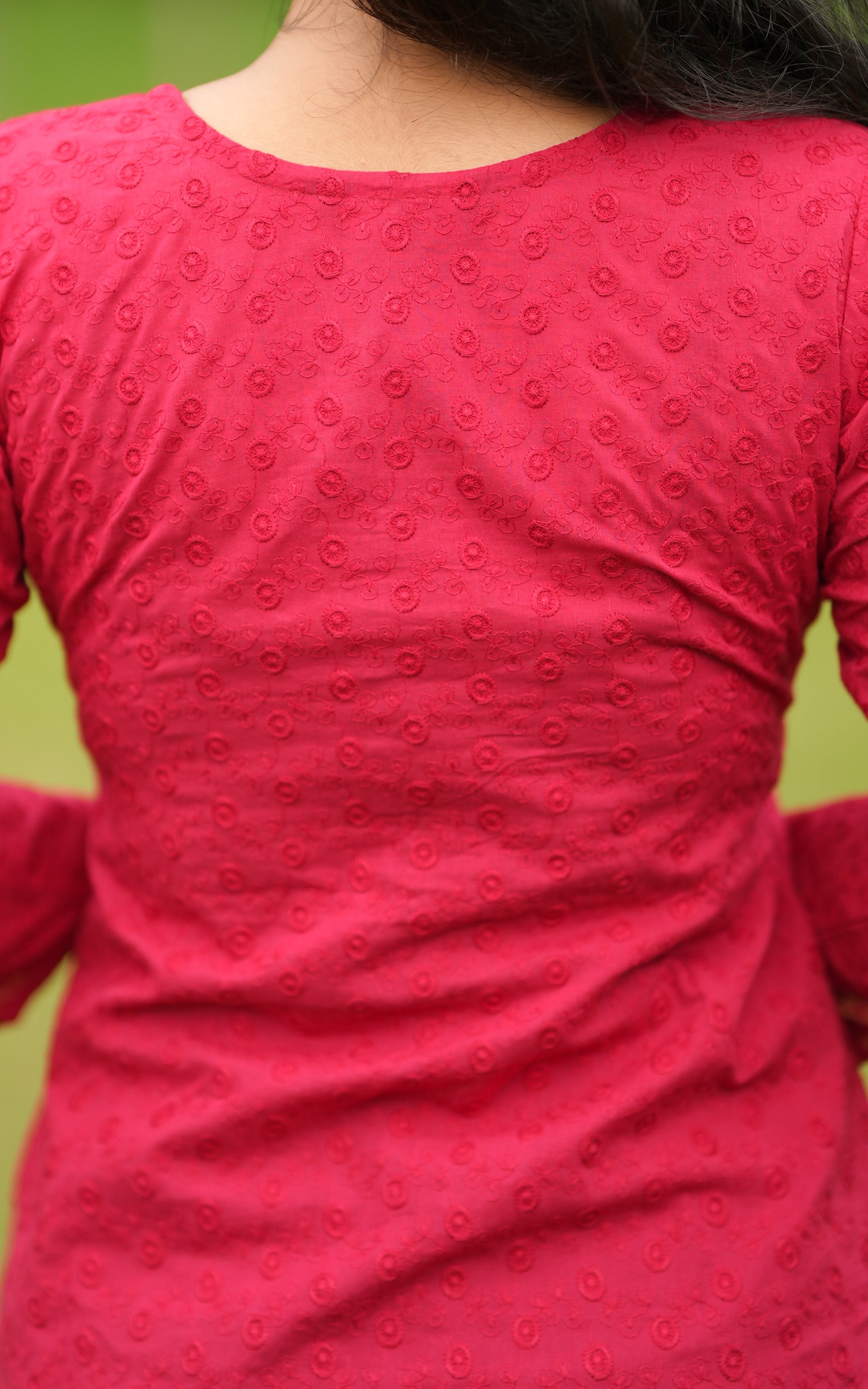 Aadhilakshmi Reddish Pink KURTIS instore