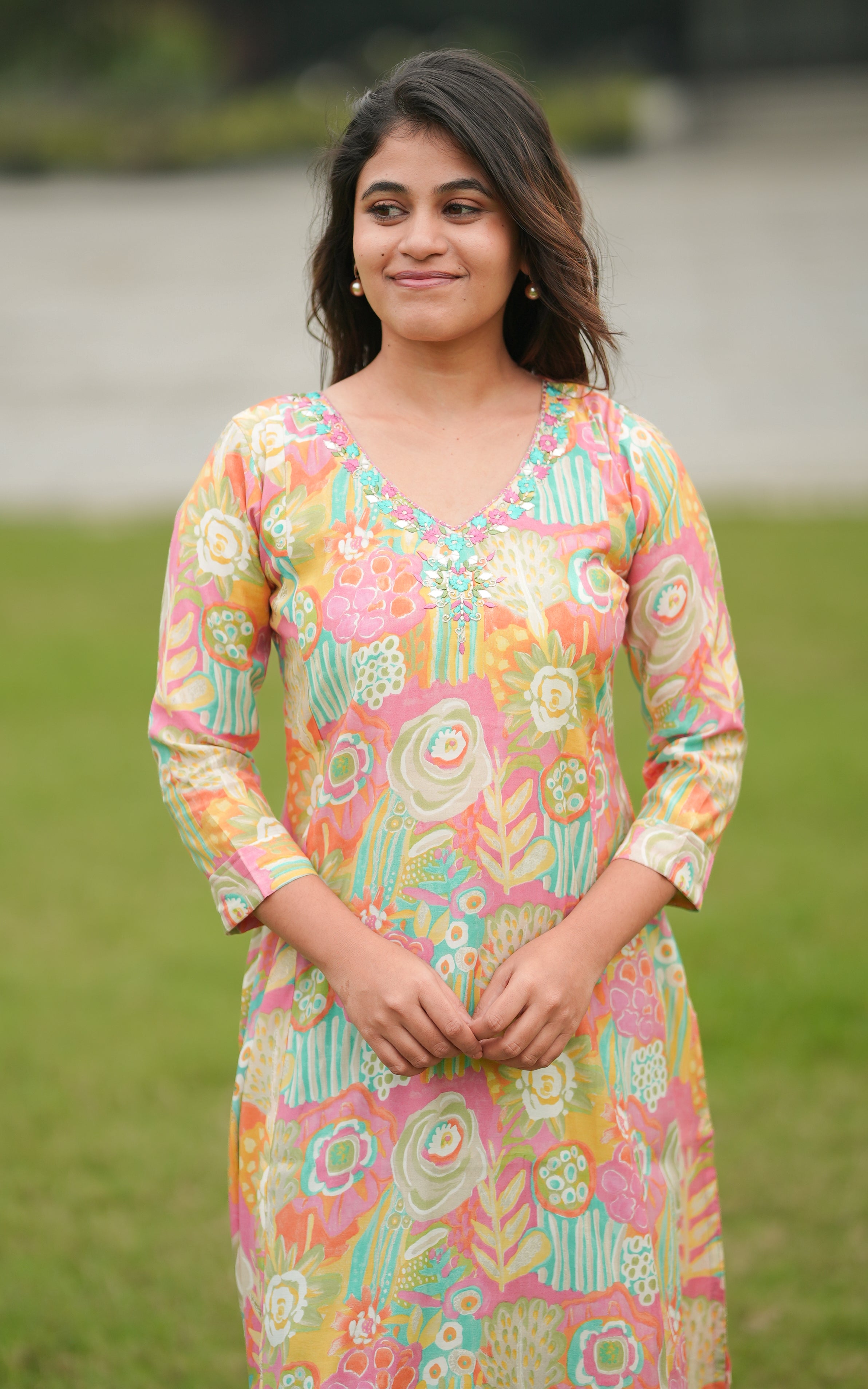 Rosy Multicolor KURTIS instore