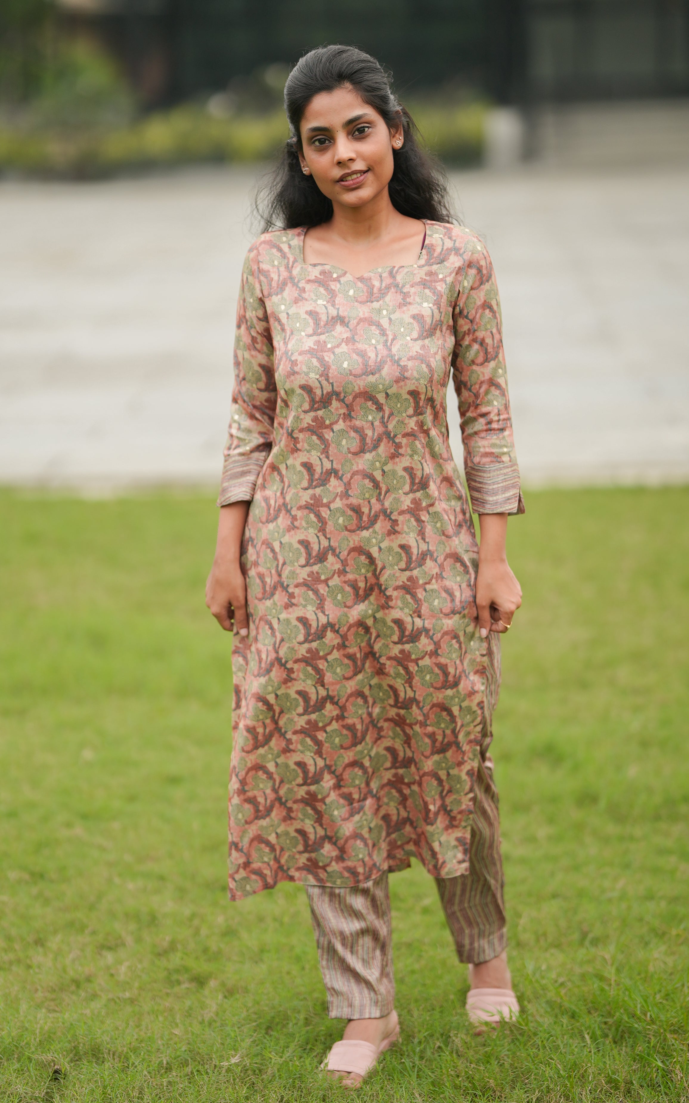 Navizha Beige (Kurti+Pant) KURTIS instore