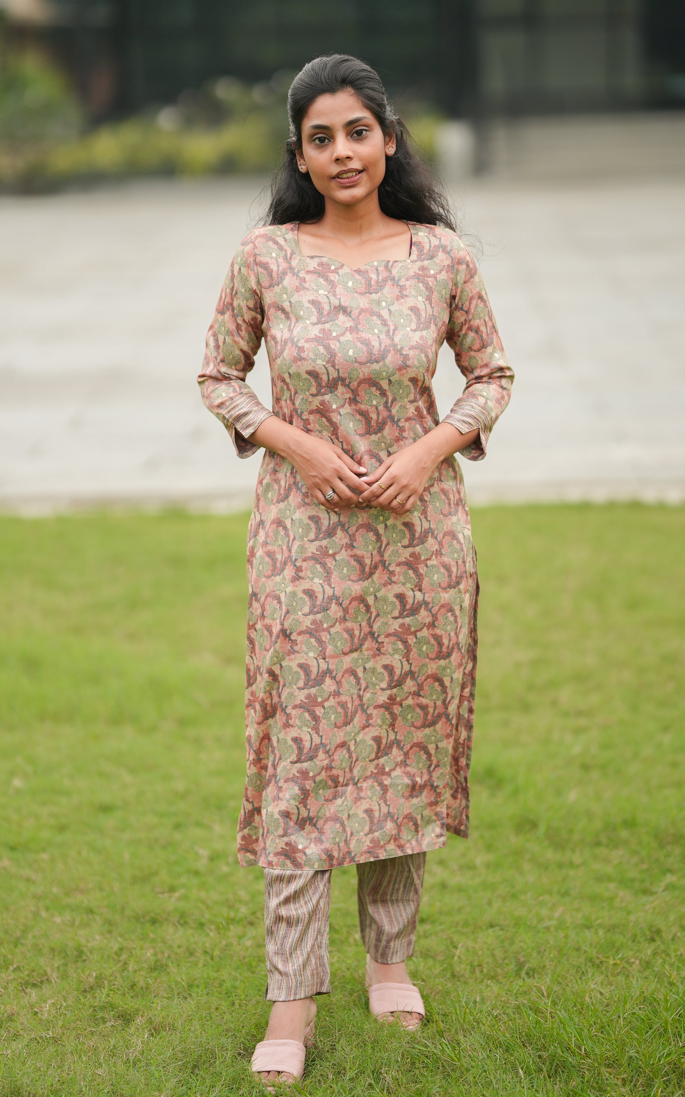 Navizha Beige (Kurti+Pant) KURTIS instore