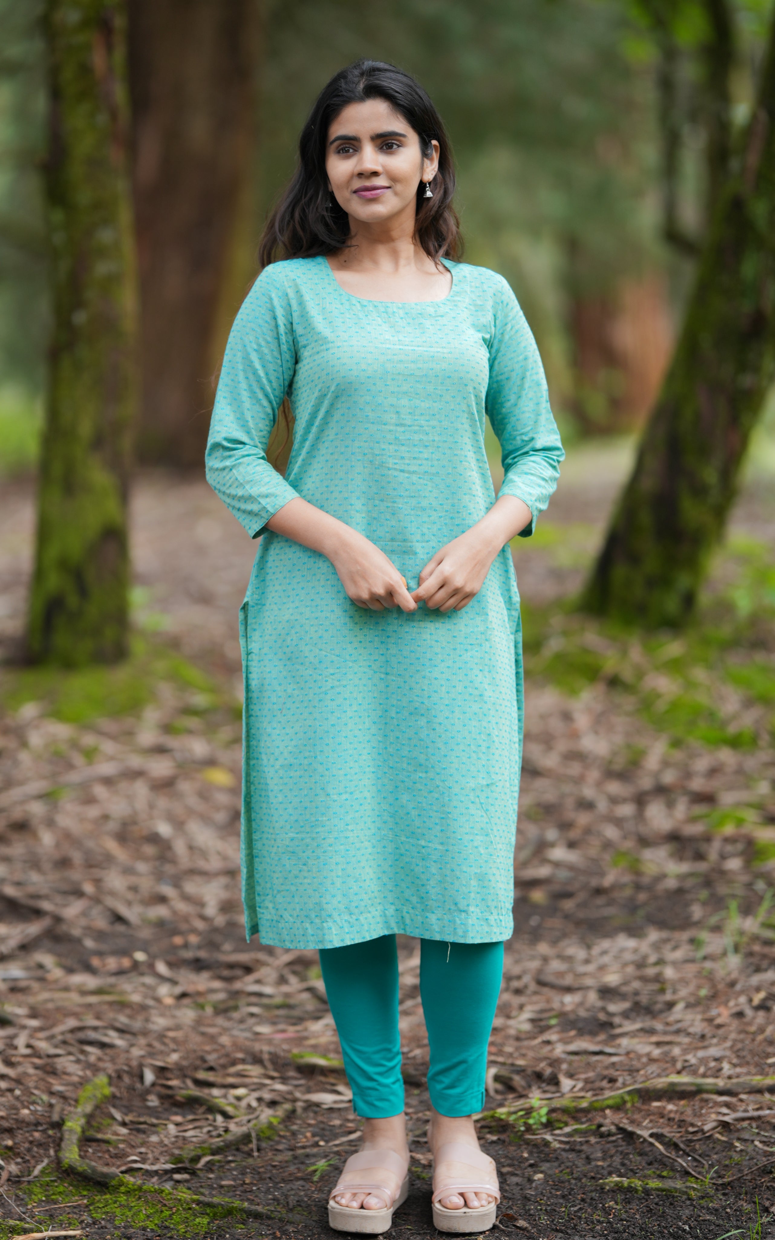 Shanaya Turquoise KURTIS instore