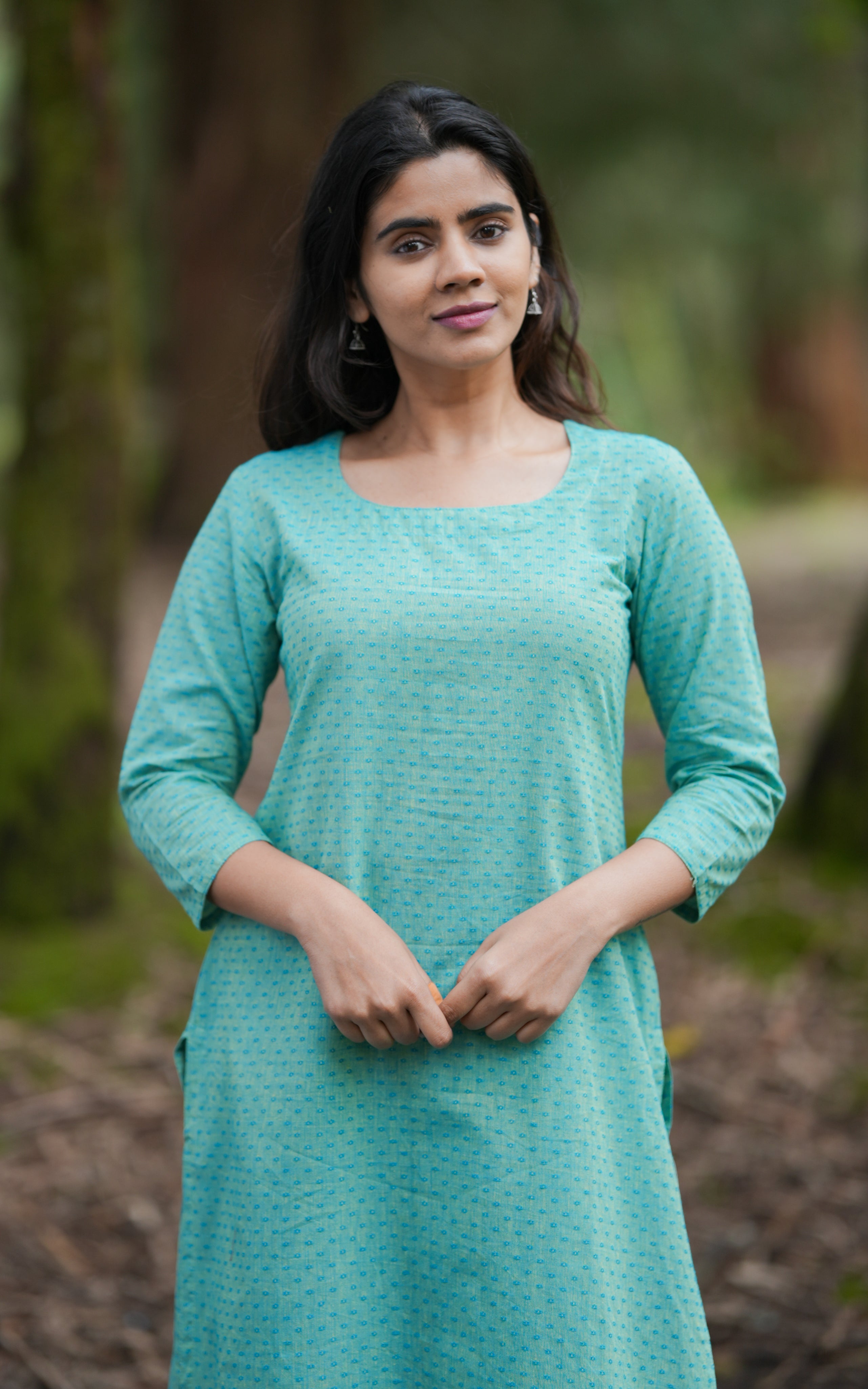 Shanaya Turquoise KURTIS instore