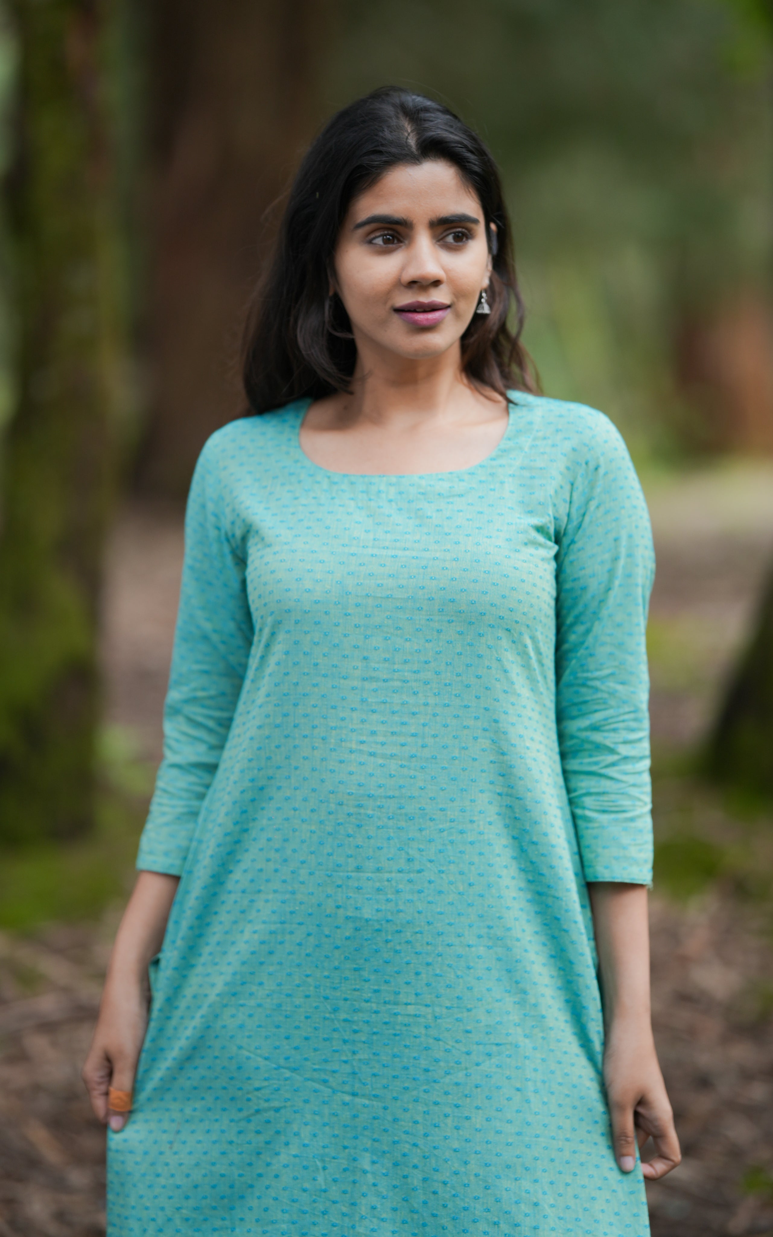 Shanaya Turquoise KURTIS instore