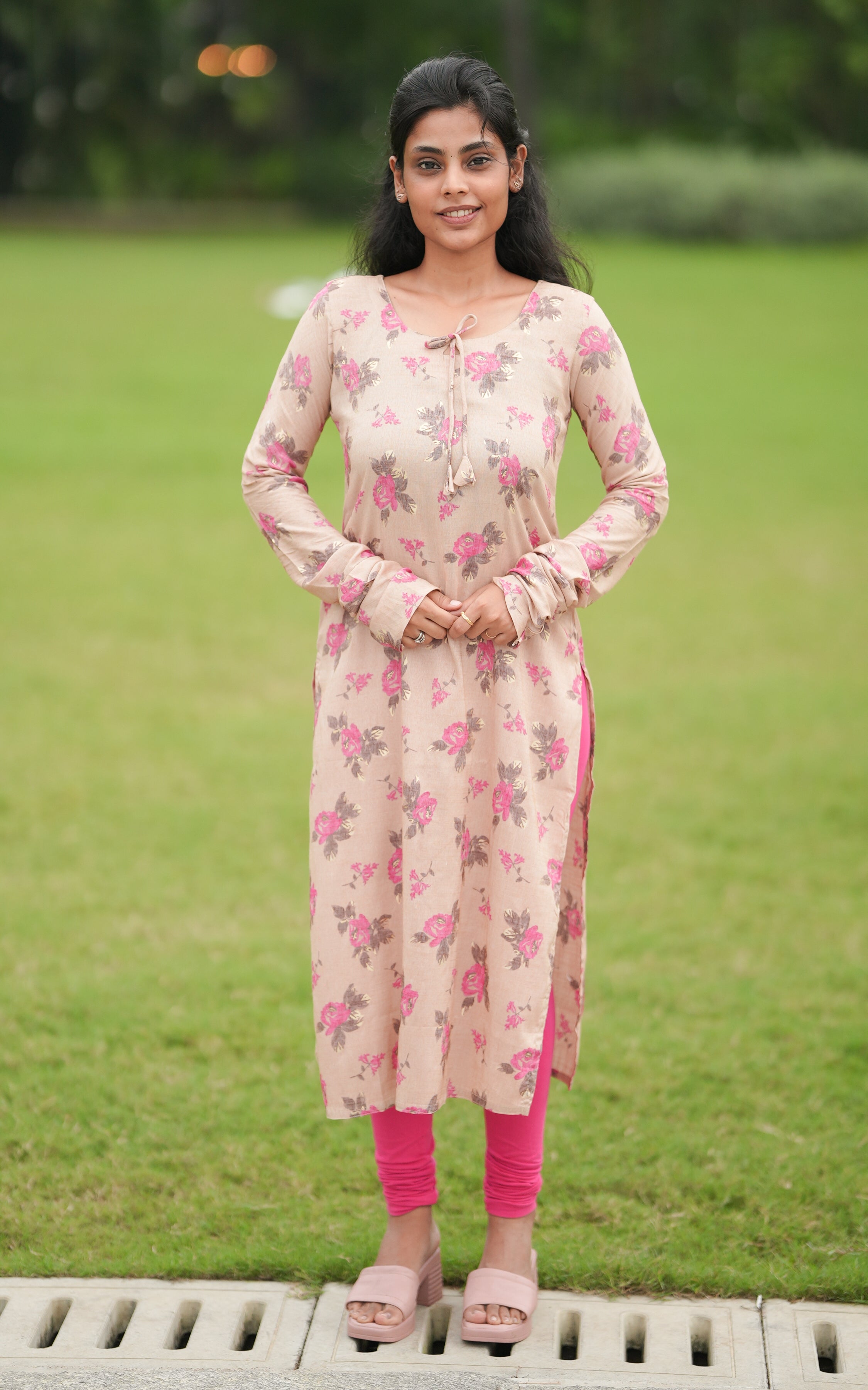 Niharsha Beige KURTIS instore