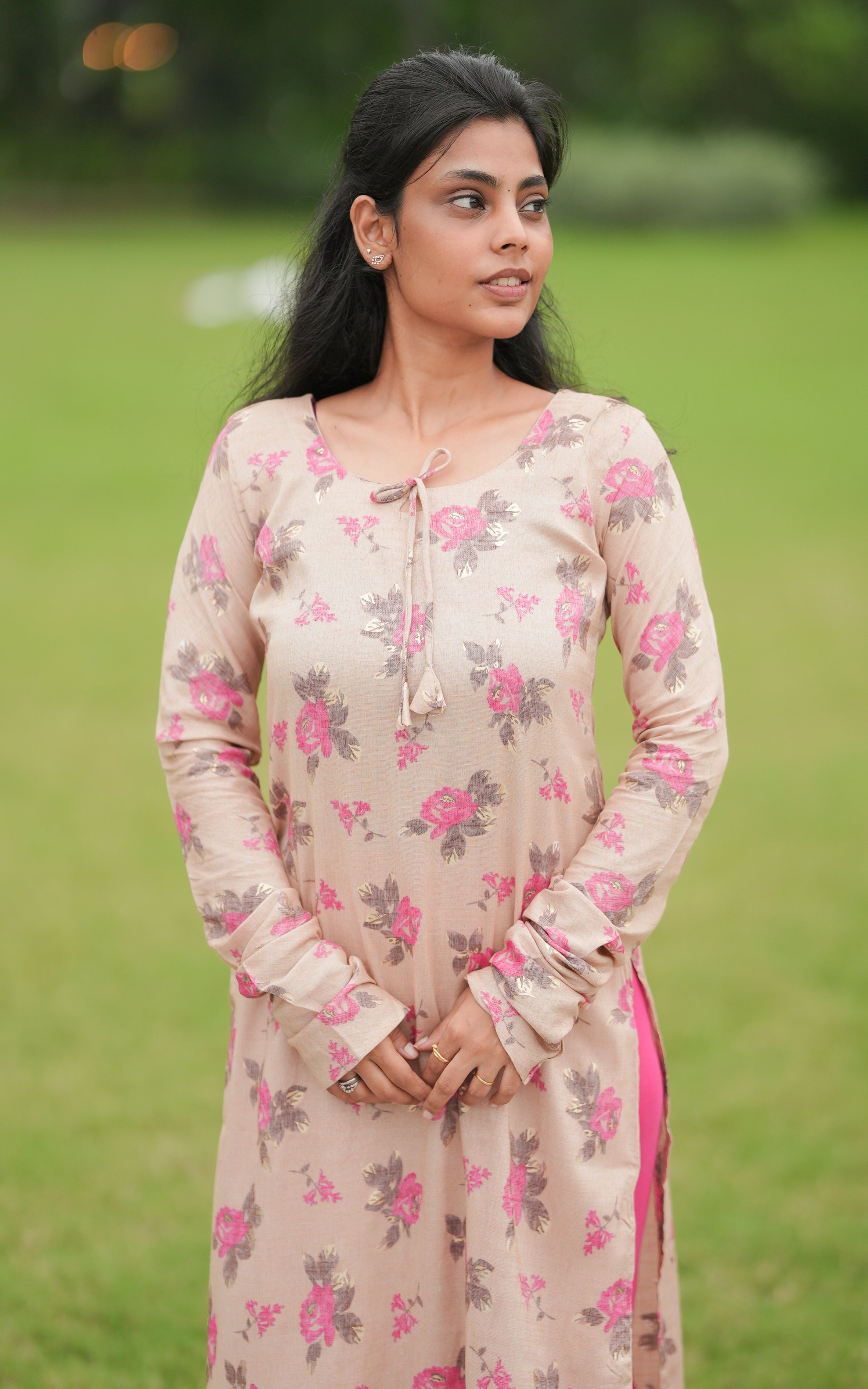 Niharsha Beige KURTIS instore