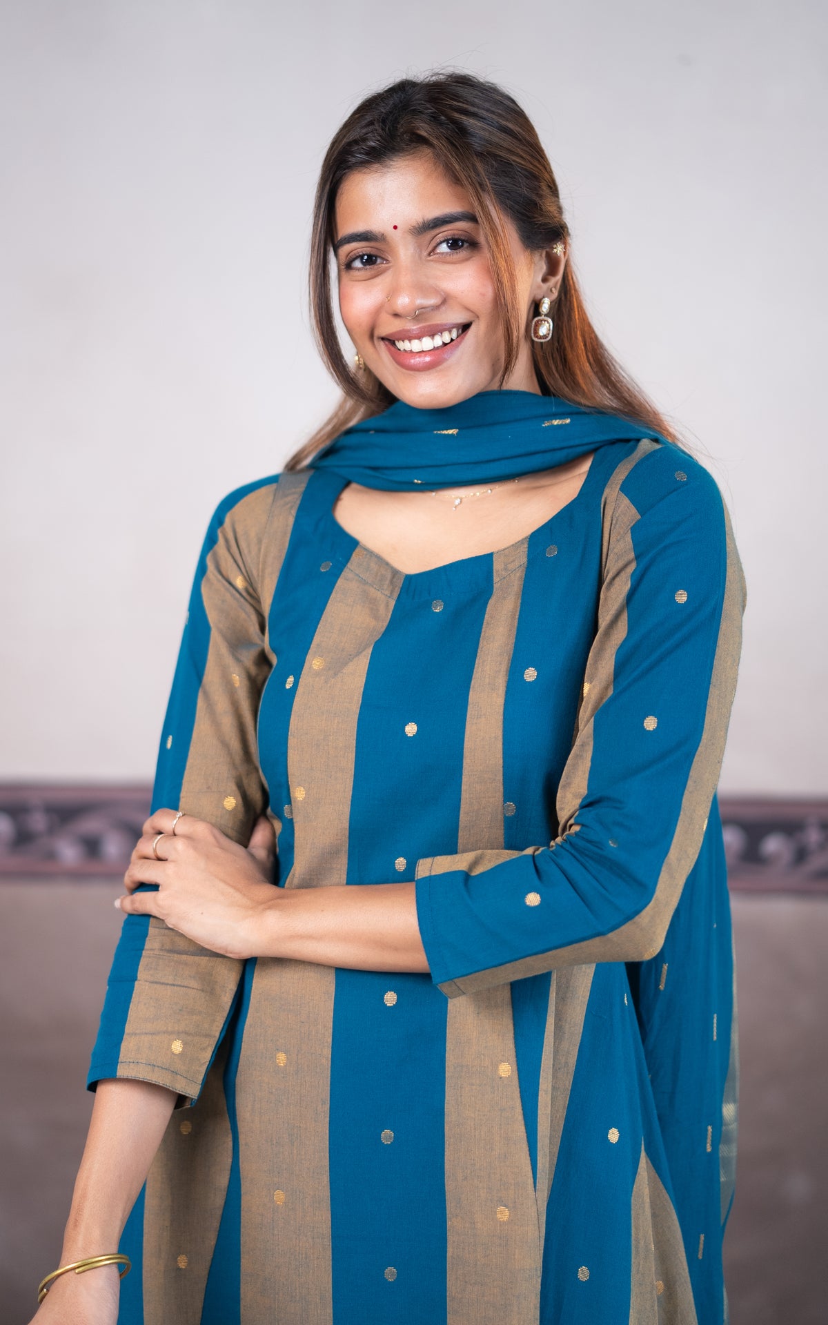 Pon Thamarai A (Kurti+Dupatta)