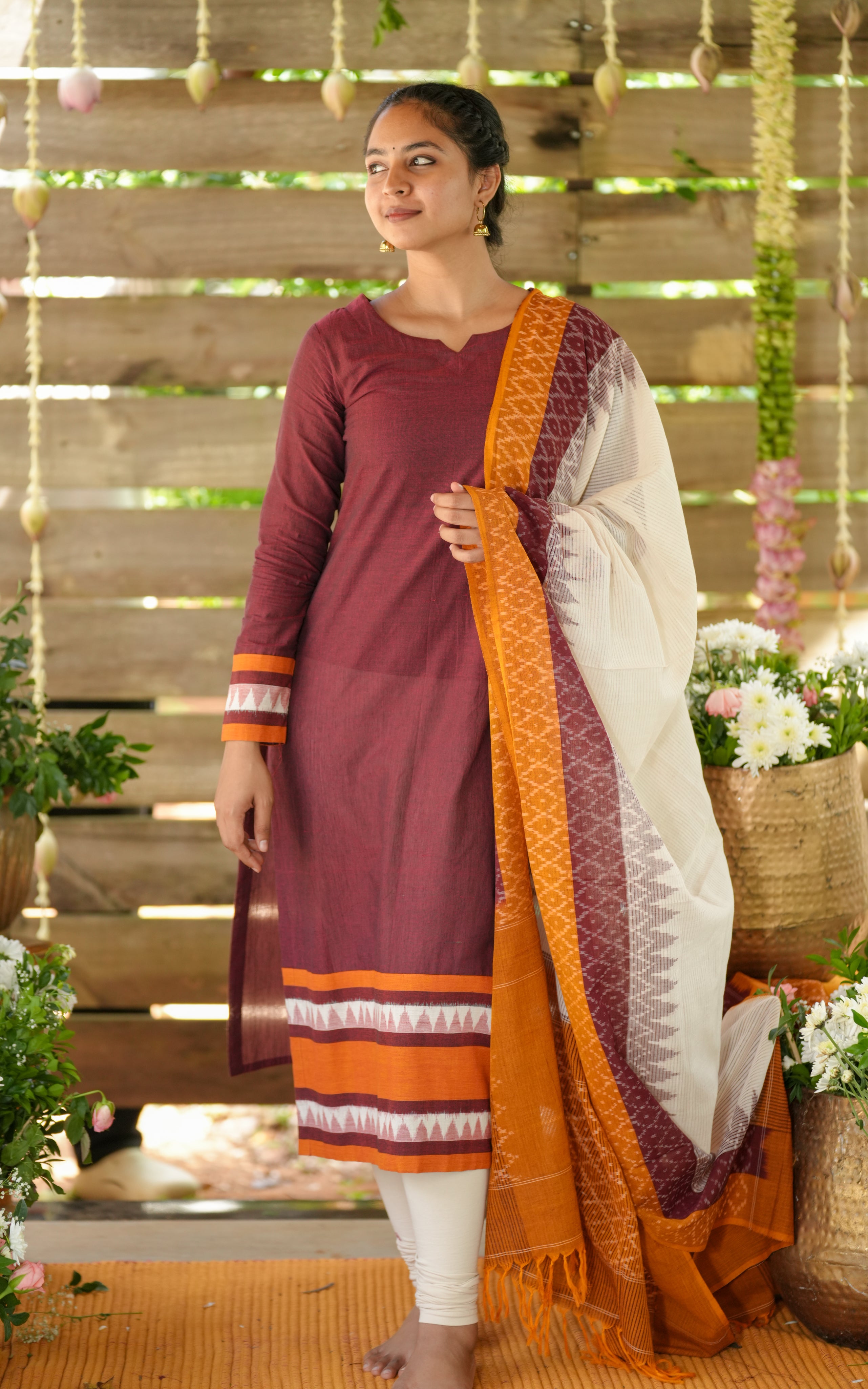 Aval Kuzhal B (Kurti+Dupatta)