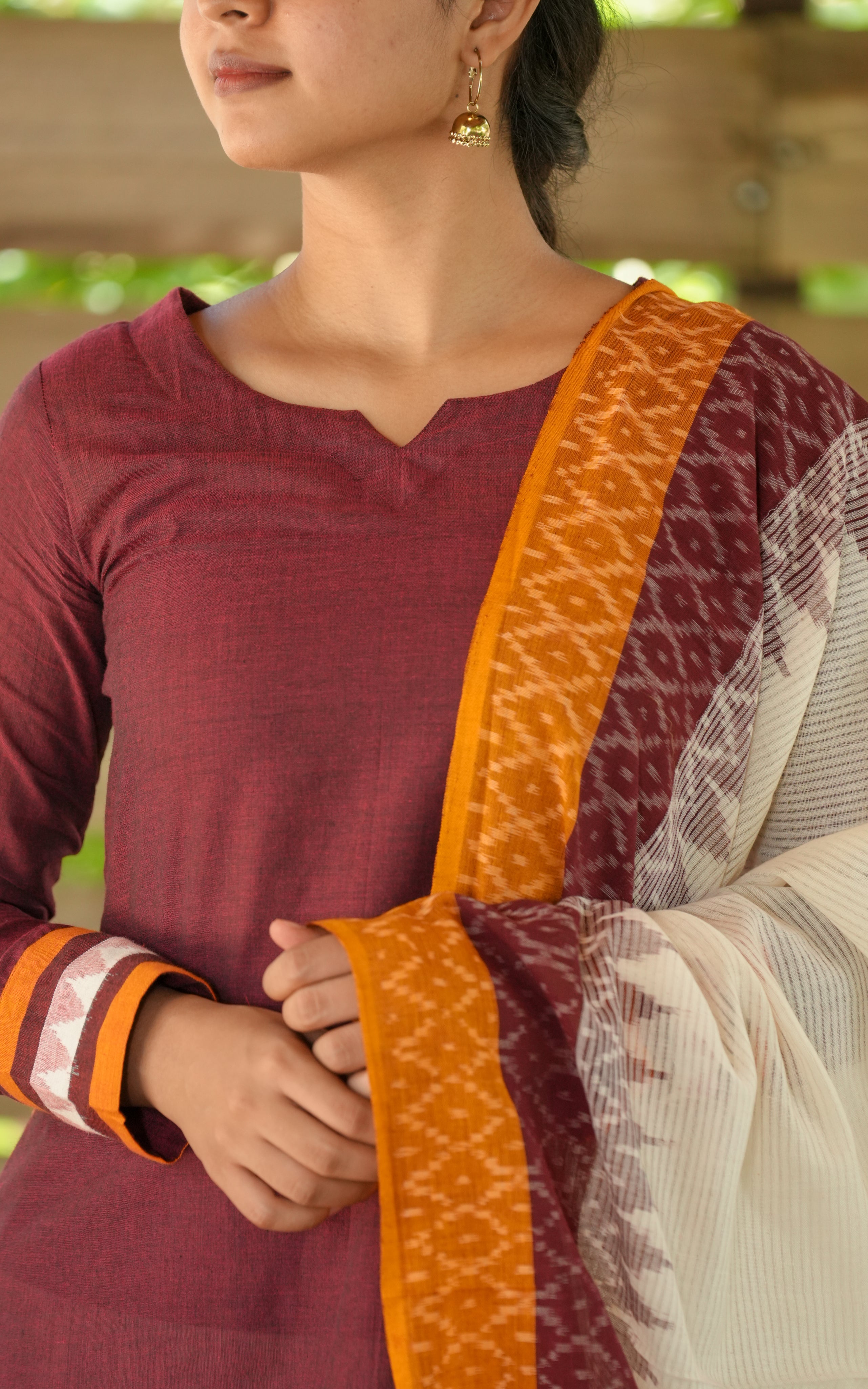 Aval Kuzhal B (Kurti+Dupatta)