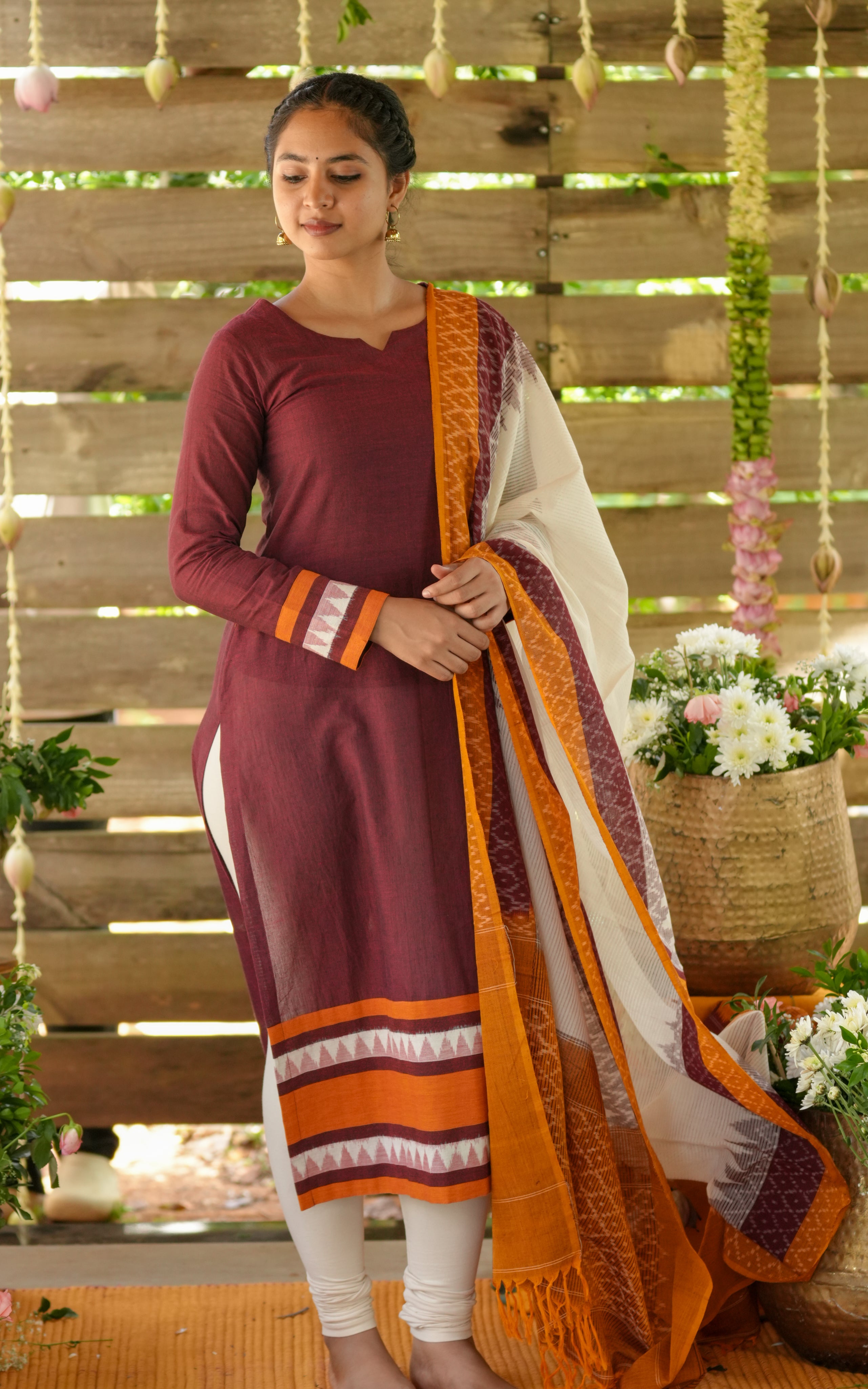 Aval Kuzhal B (Kurti+Dupatta)
