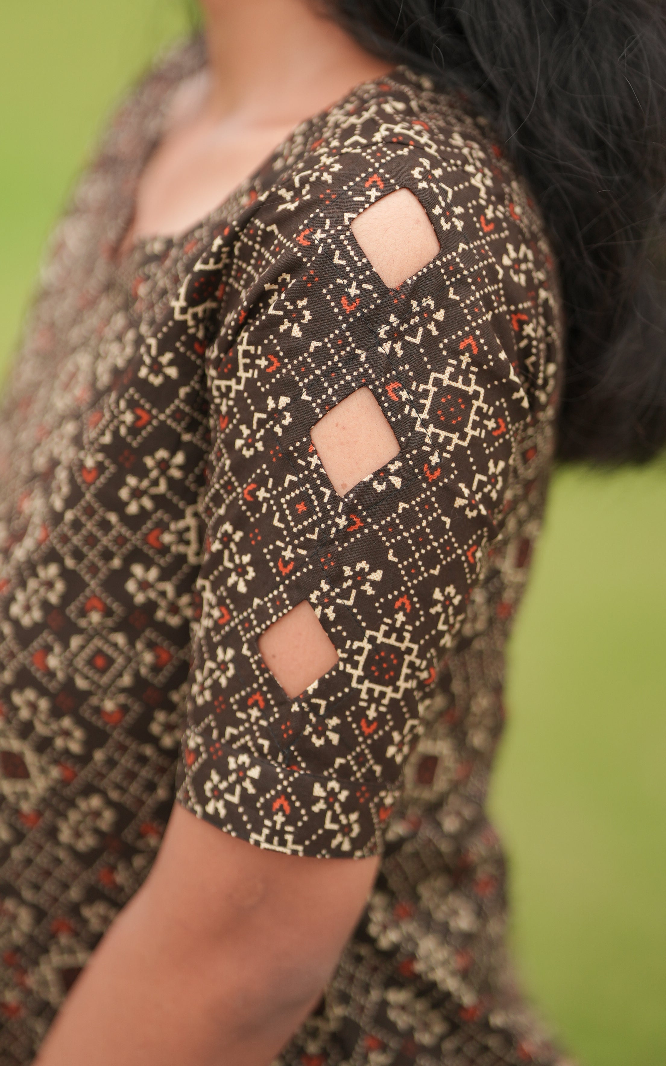 Varshitha Dark Brown KURTIS Instore