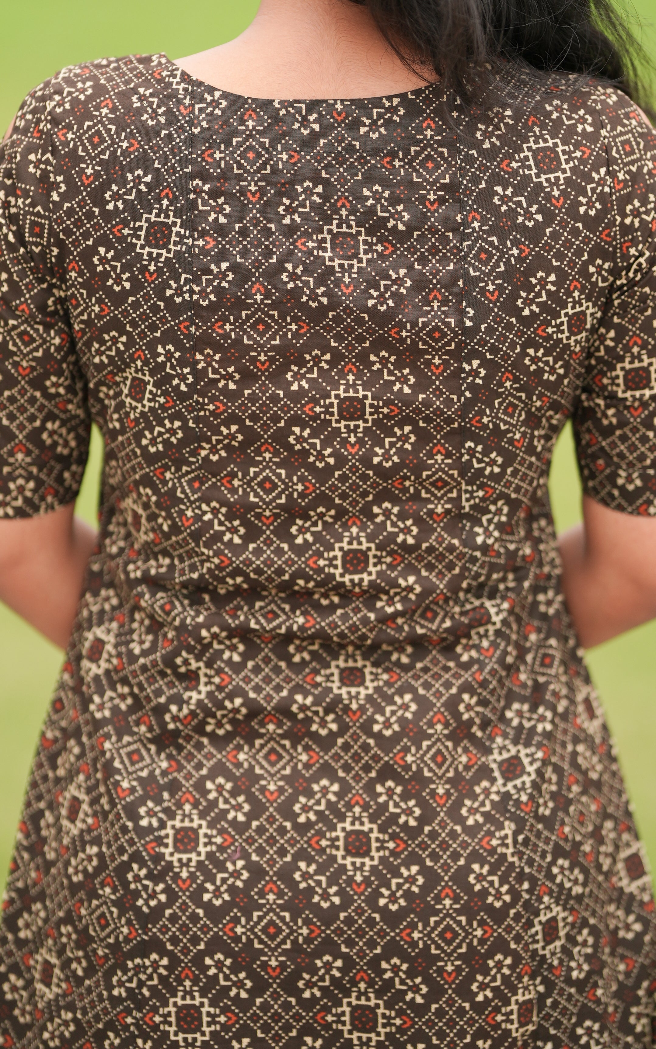Varshitha Dark Brown KURTIS Instore