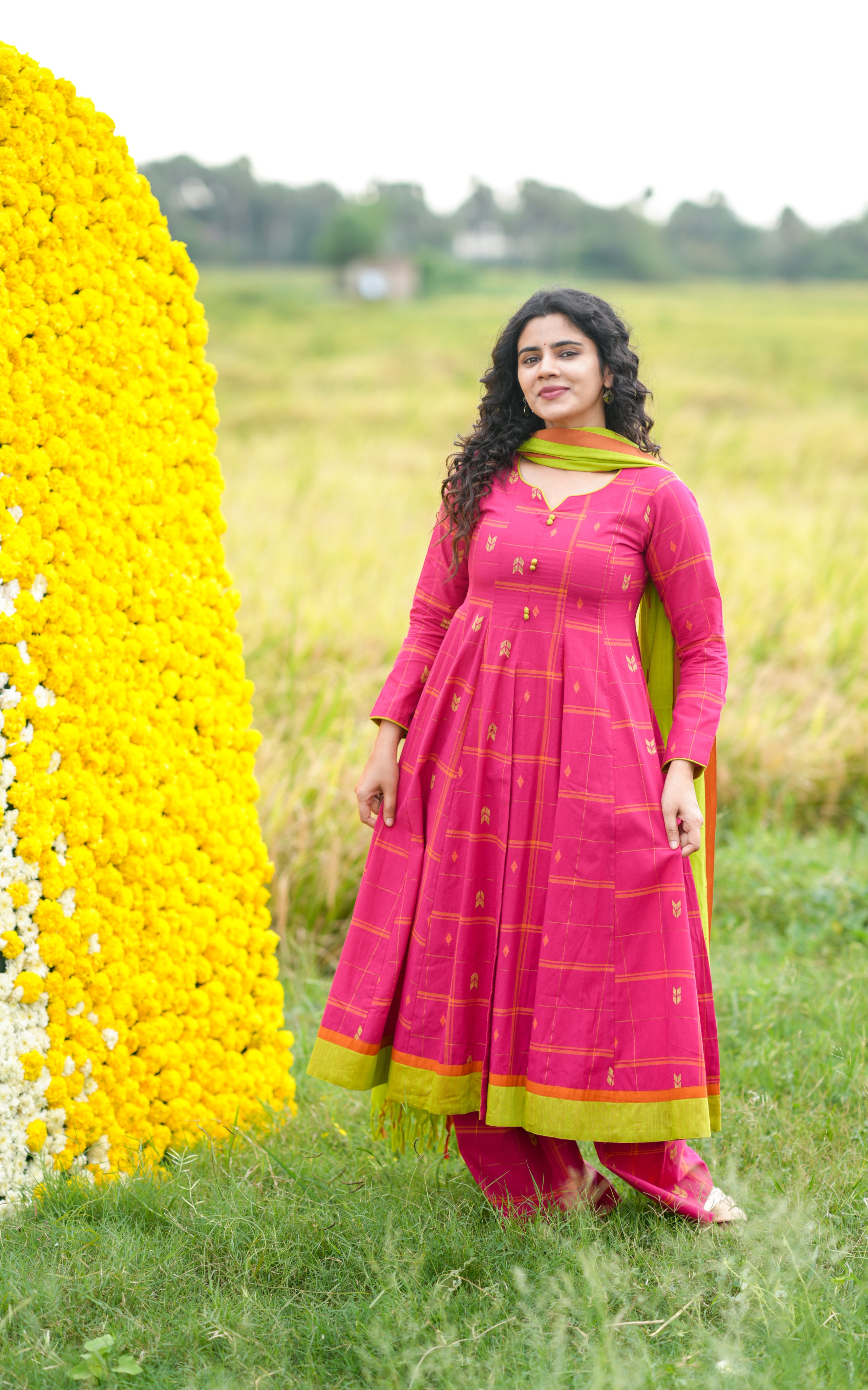 Inbamathi (Kurti+Pant+Dupatta)