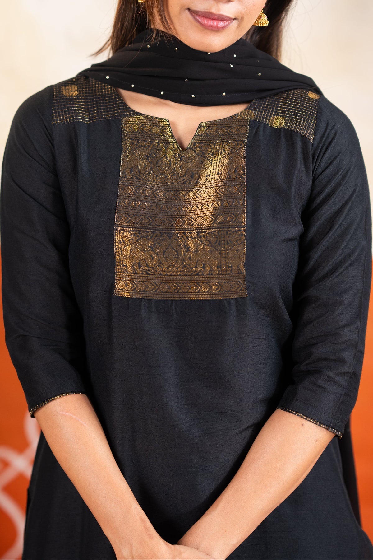 Vintage Mayil (Kurti+Dupatta)