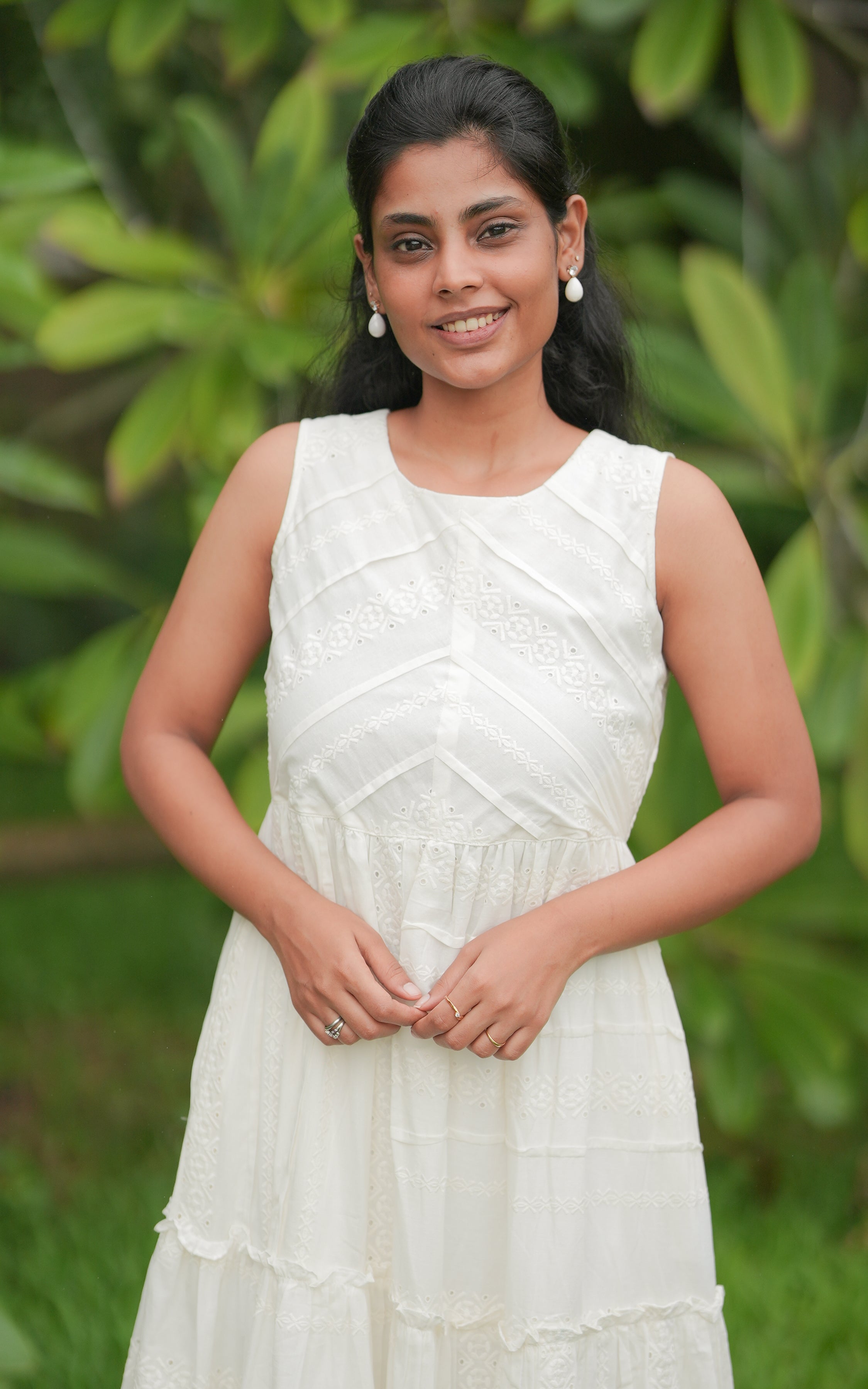 Slora White KURTIS instore