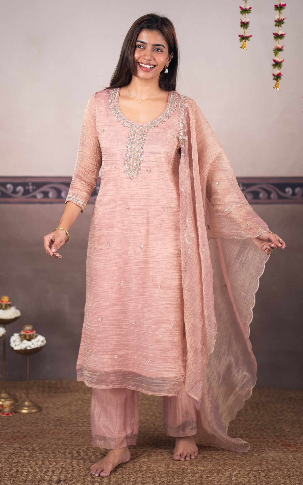 Shimmer Specials B (Kurti+Pant+Dupatta)