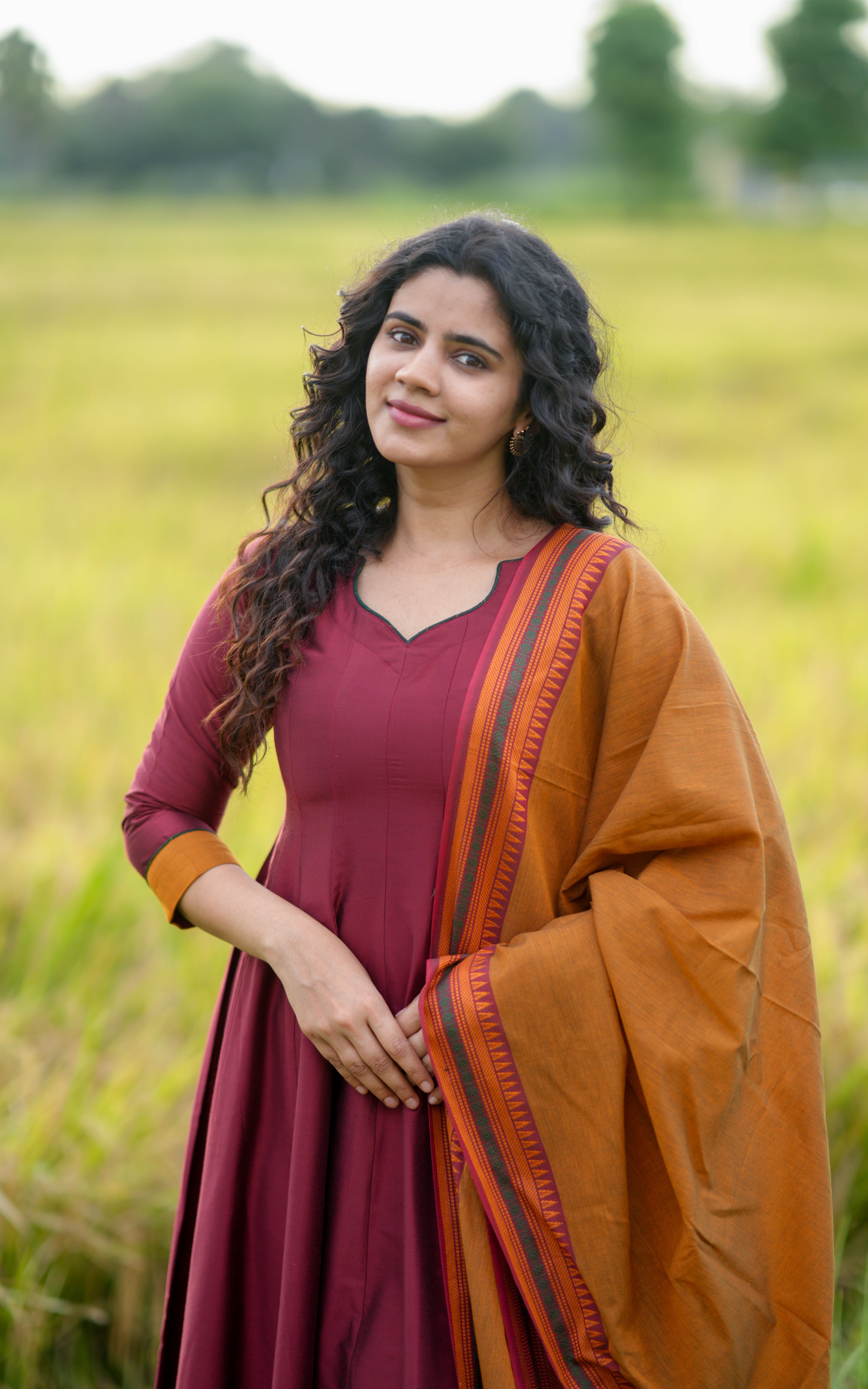 Vannamathi (Kurti+Dupatta)