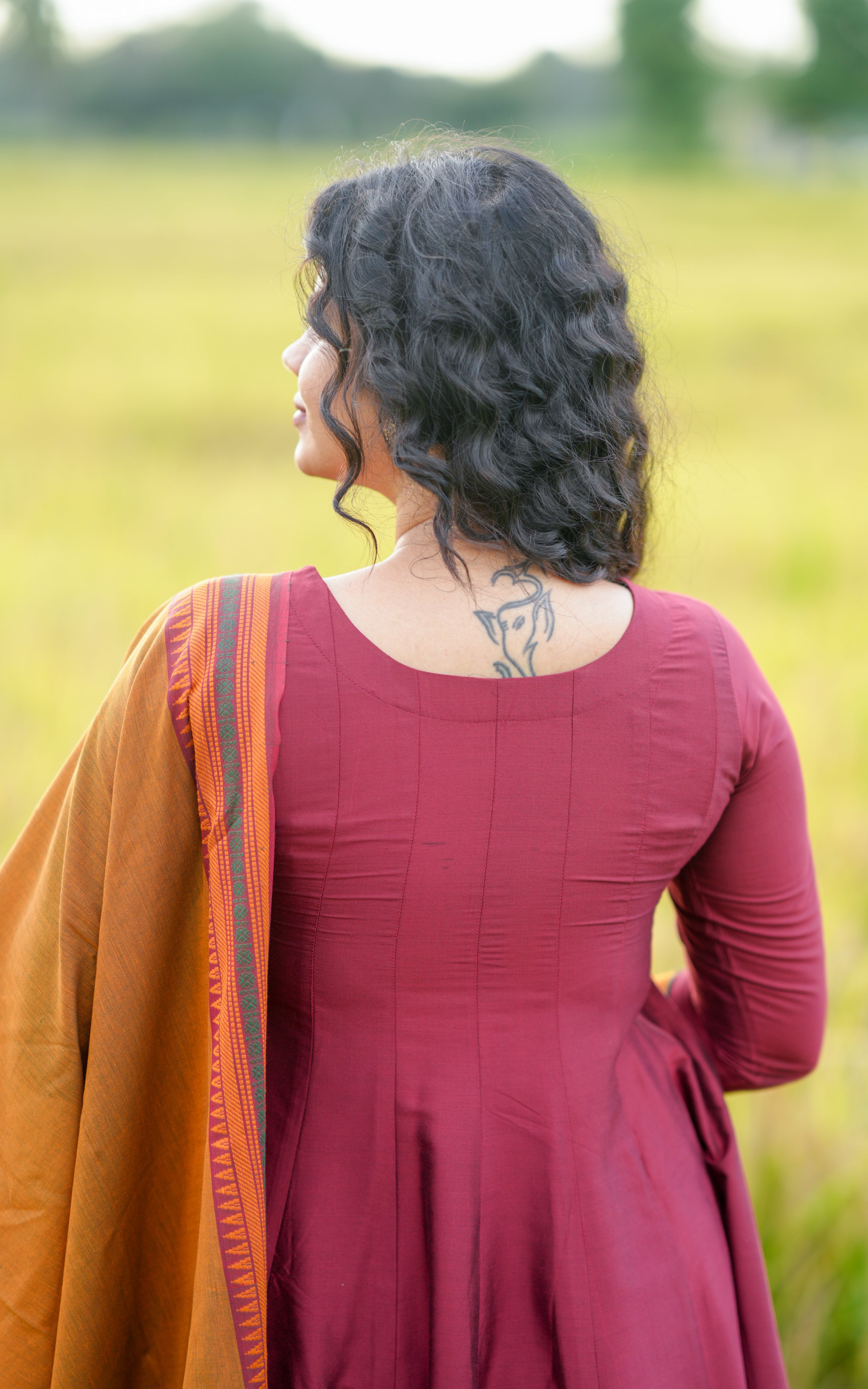 Comfortable Anarkali kurti designed for everyday ethnic elegance.