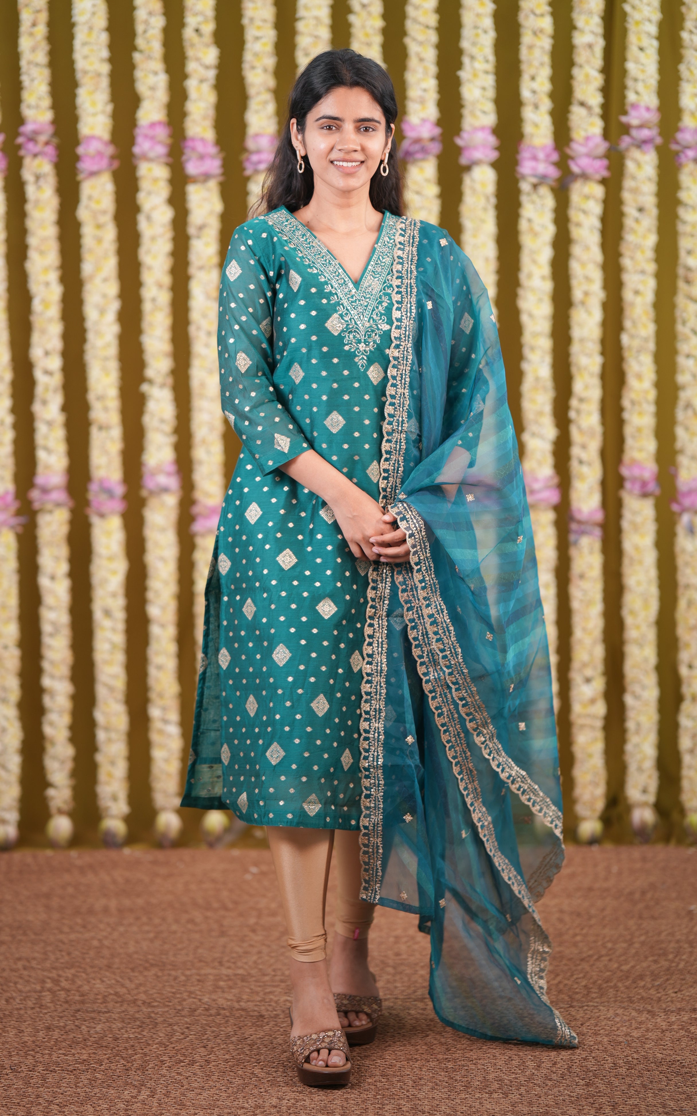 Sarathi Aqua (Kurti+Pant+Dupatta) KURTIS instore