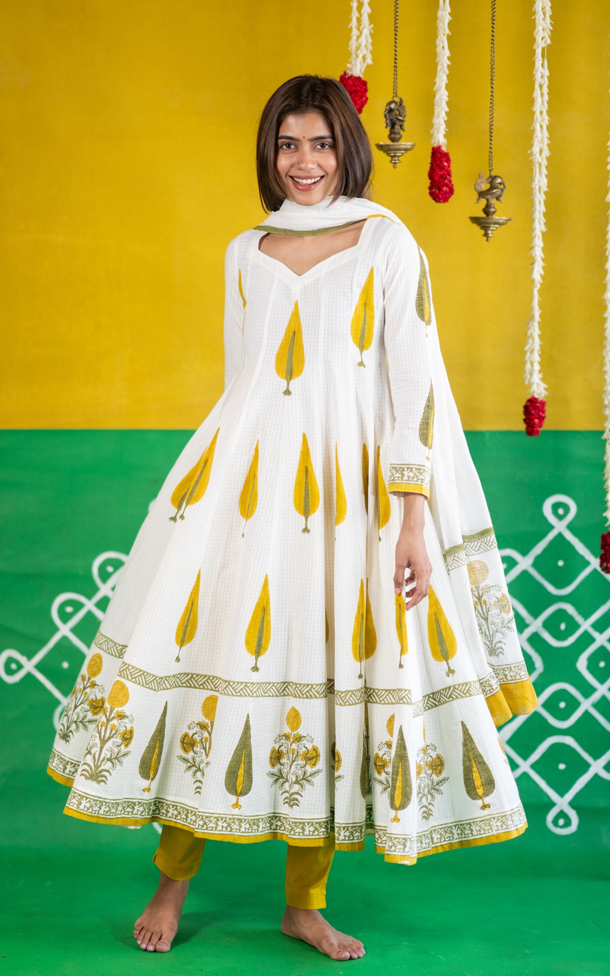 Block Magic A (Kurti+Dupatta)