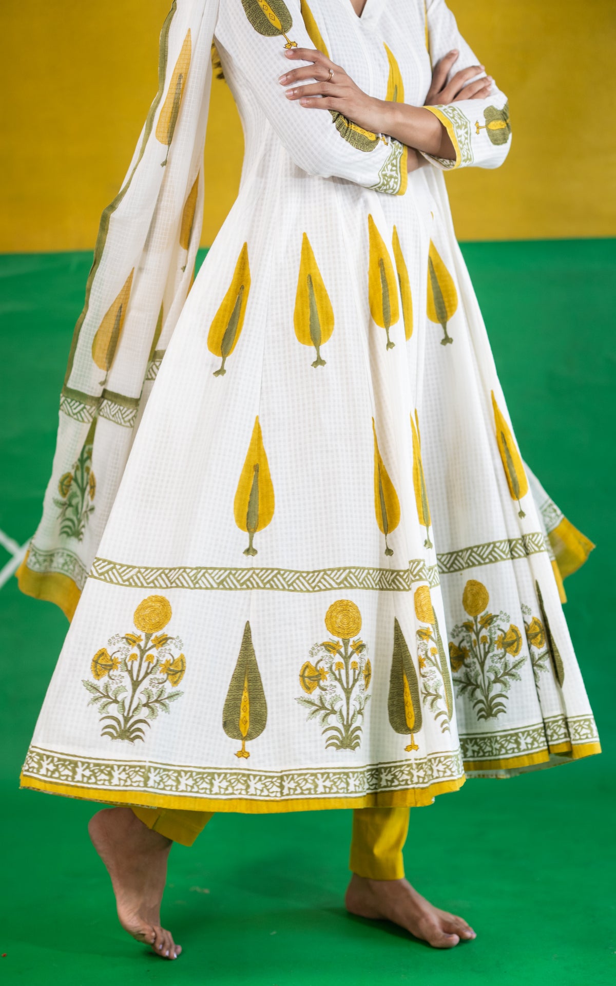Block Magic A (Kurti+Dupatta)