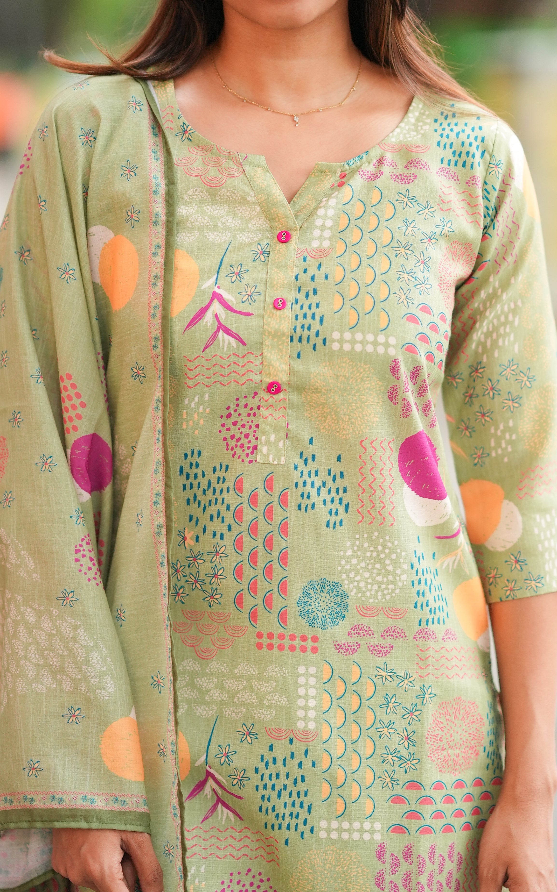 Keshini B (Kurti+Pant+Dupatta)