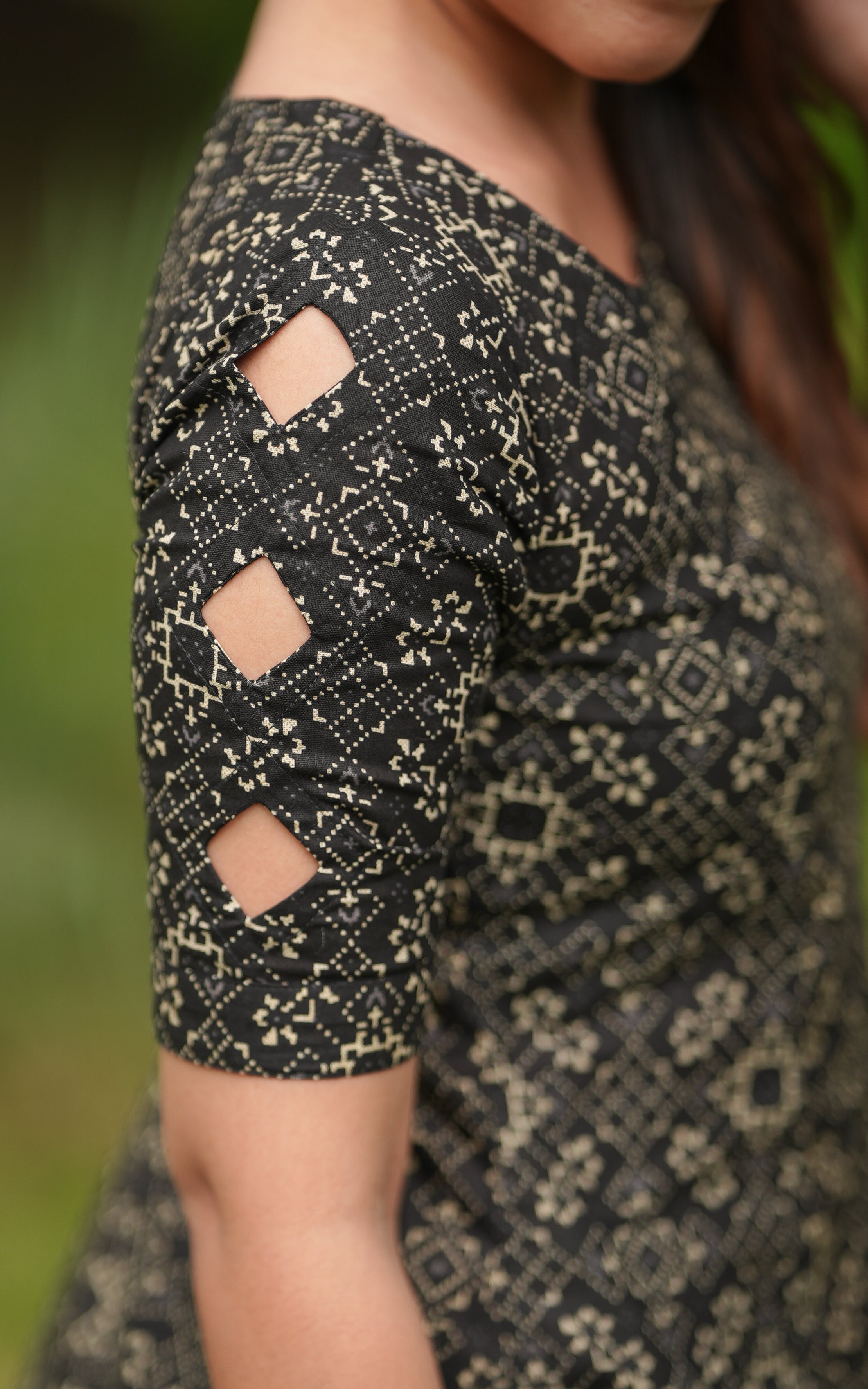 Varshitha Black KURTI Instore