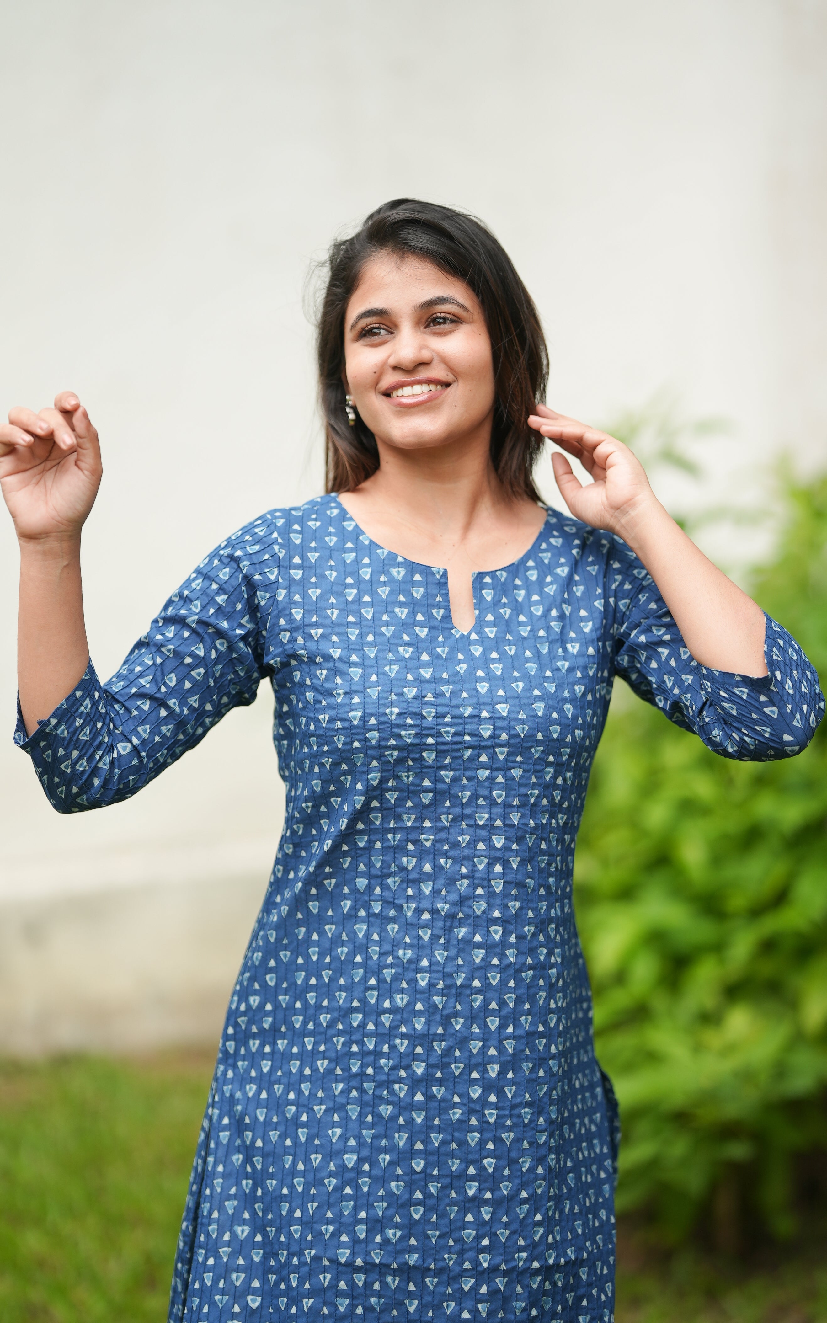 Savanya Blue KURTIS instore