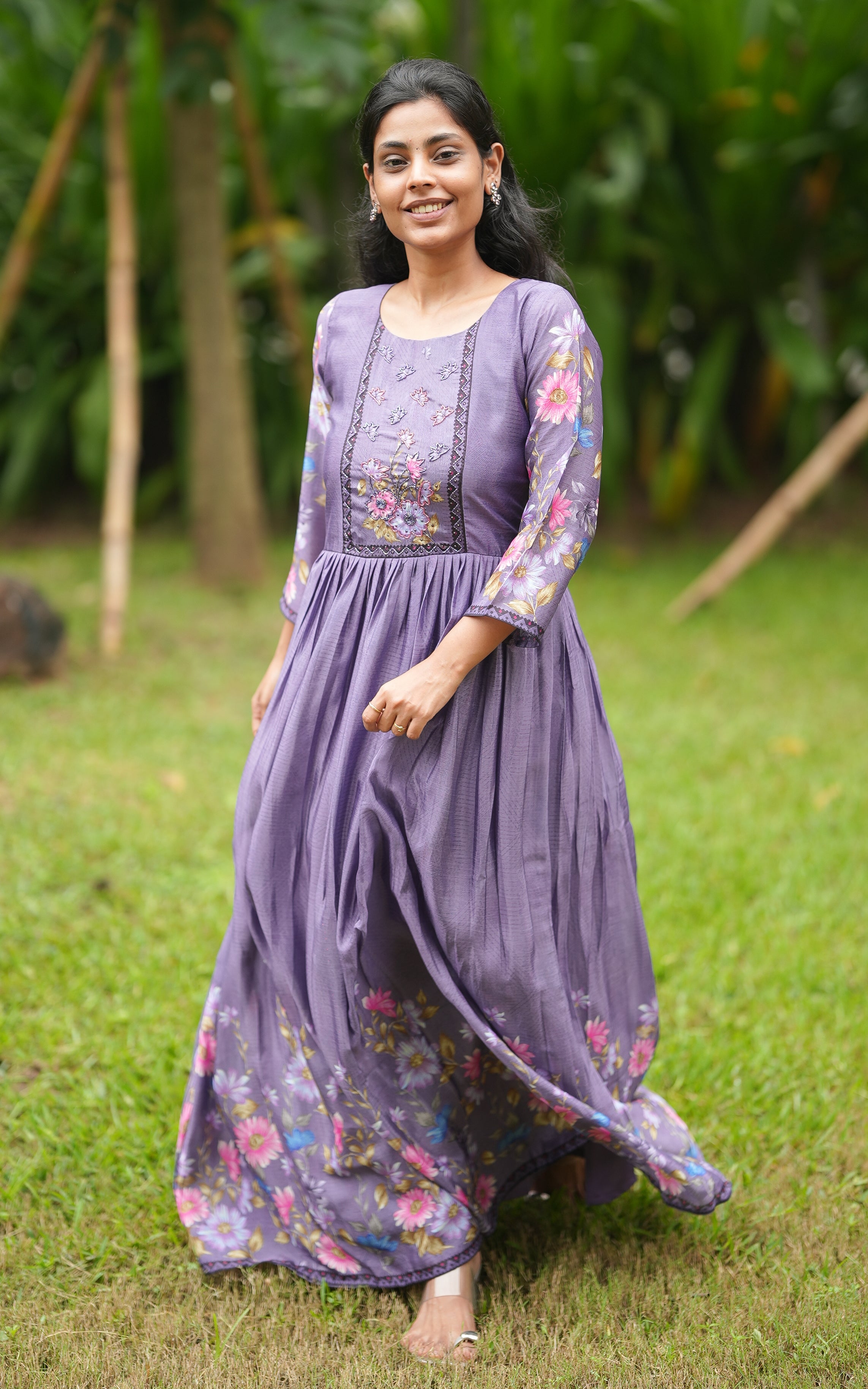 Prabaradhi Lavender KURTIS Instore