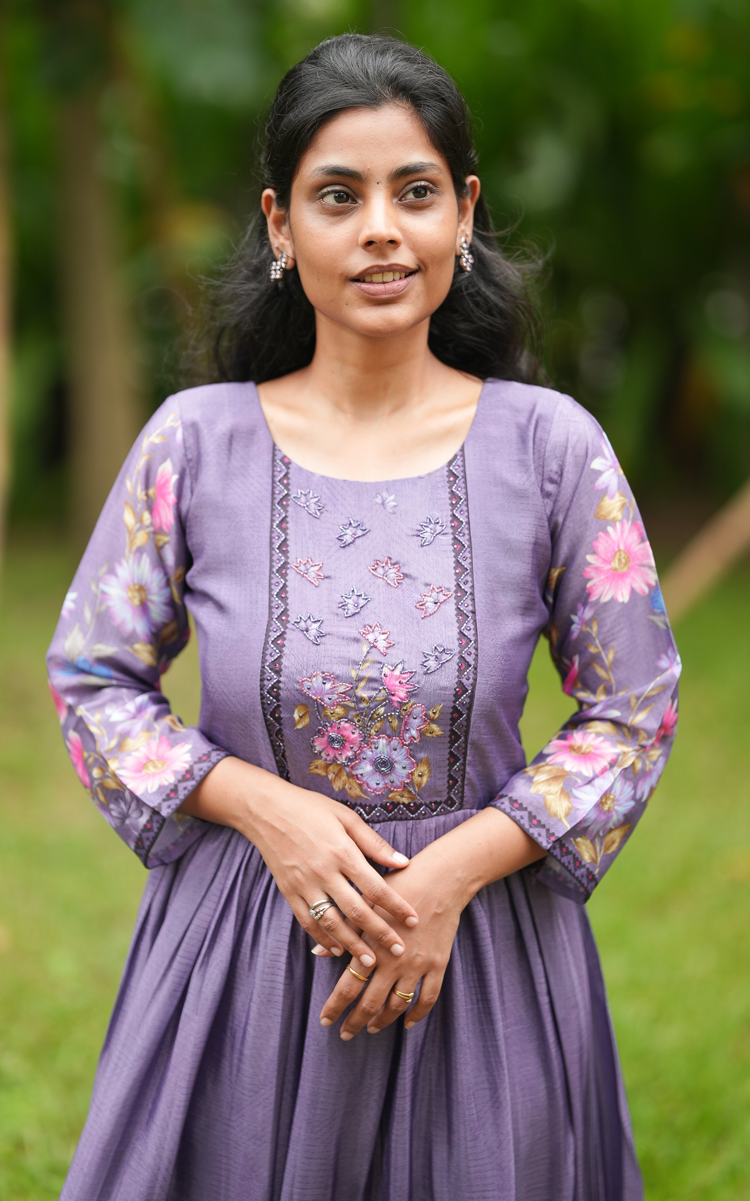 Prabaradhi Lavender KURTIS Instore