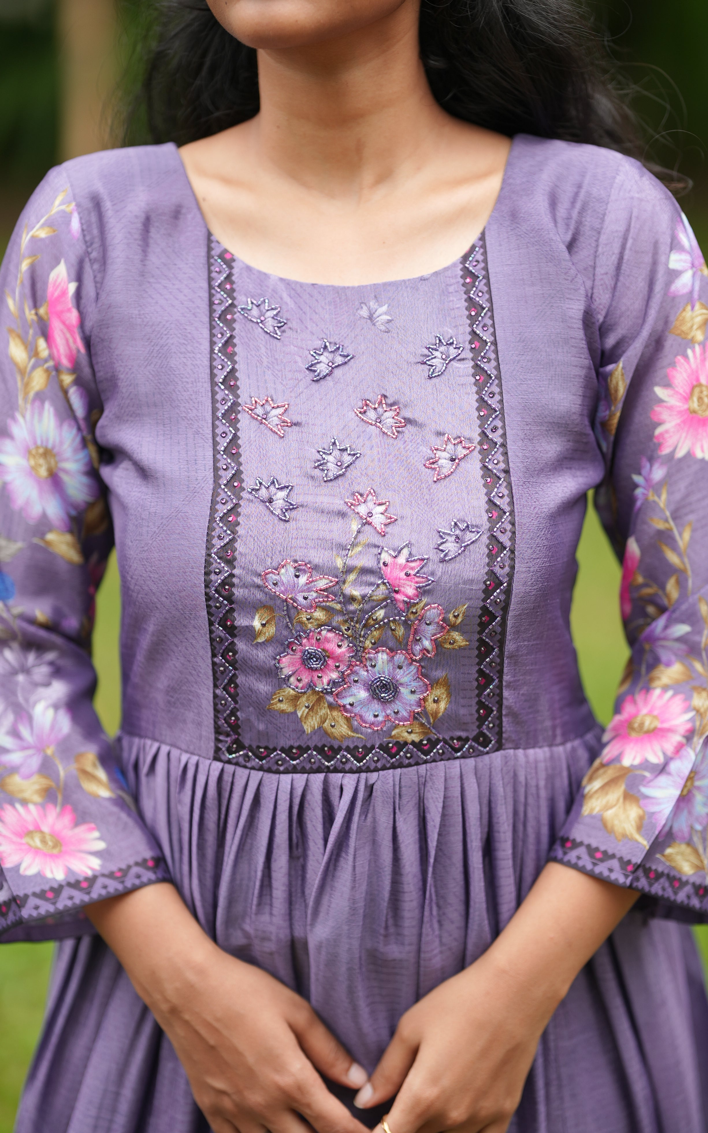 Prabaradhi Lavender KURTIS Instore