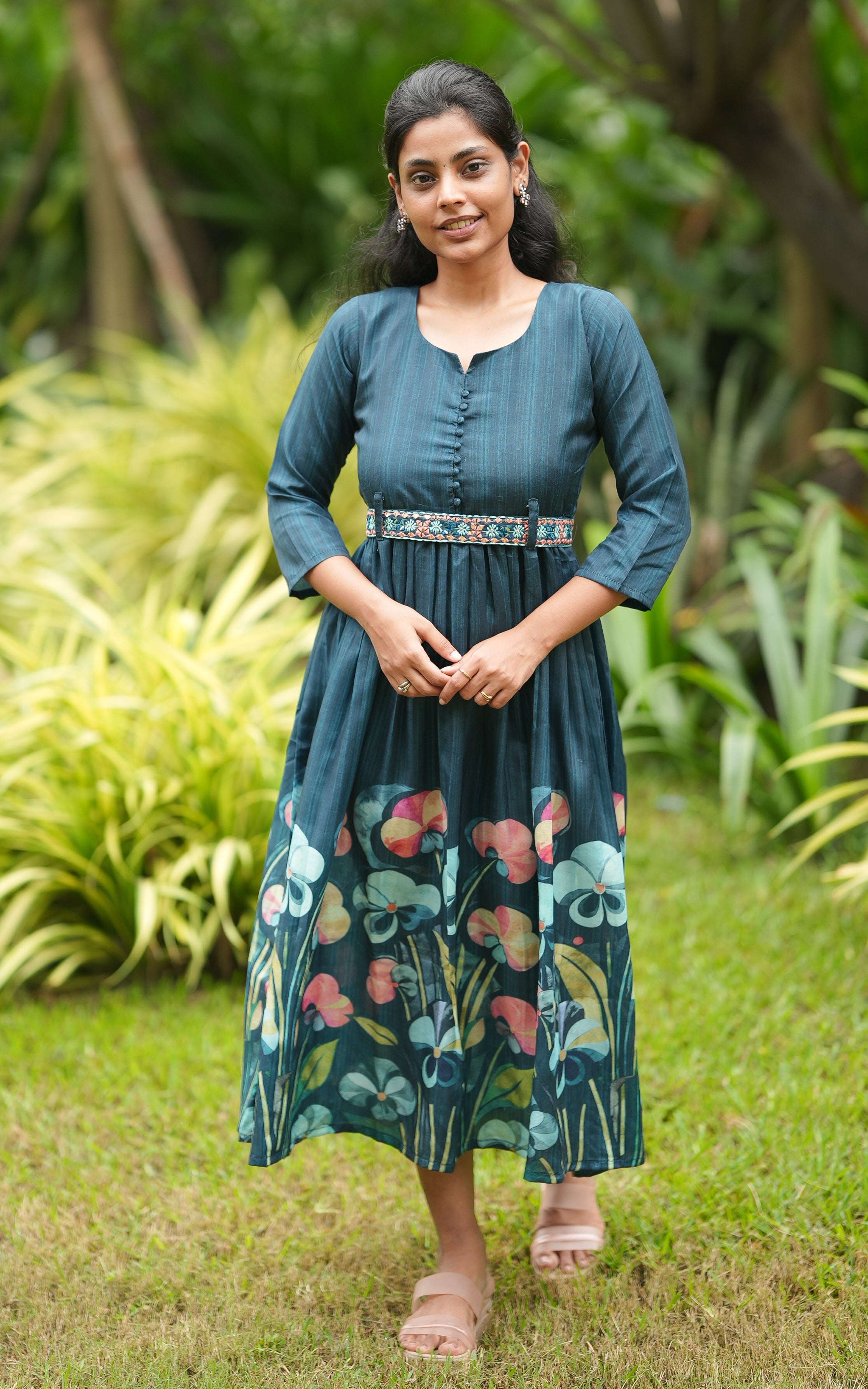Saanvika Aqua KURTIS instore
