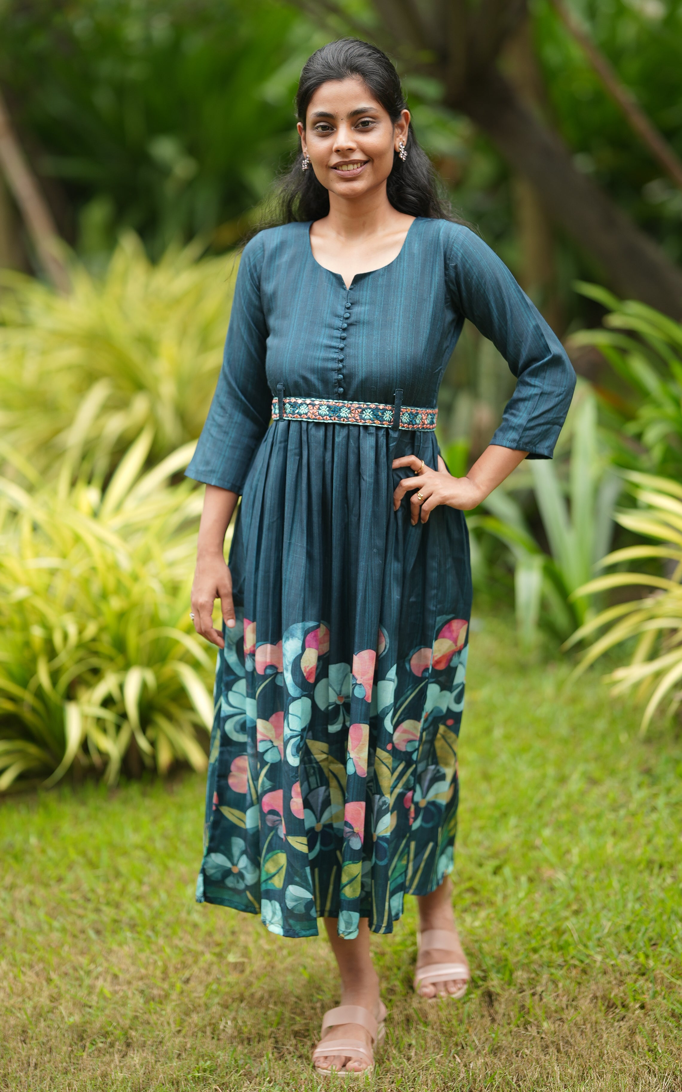 Saanvika Aqua KURTIS instore