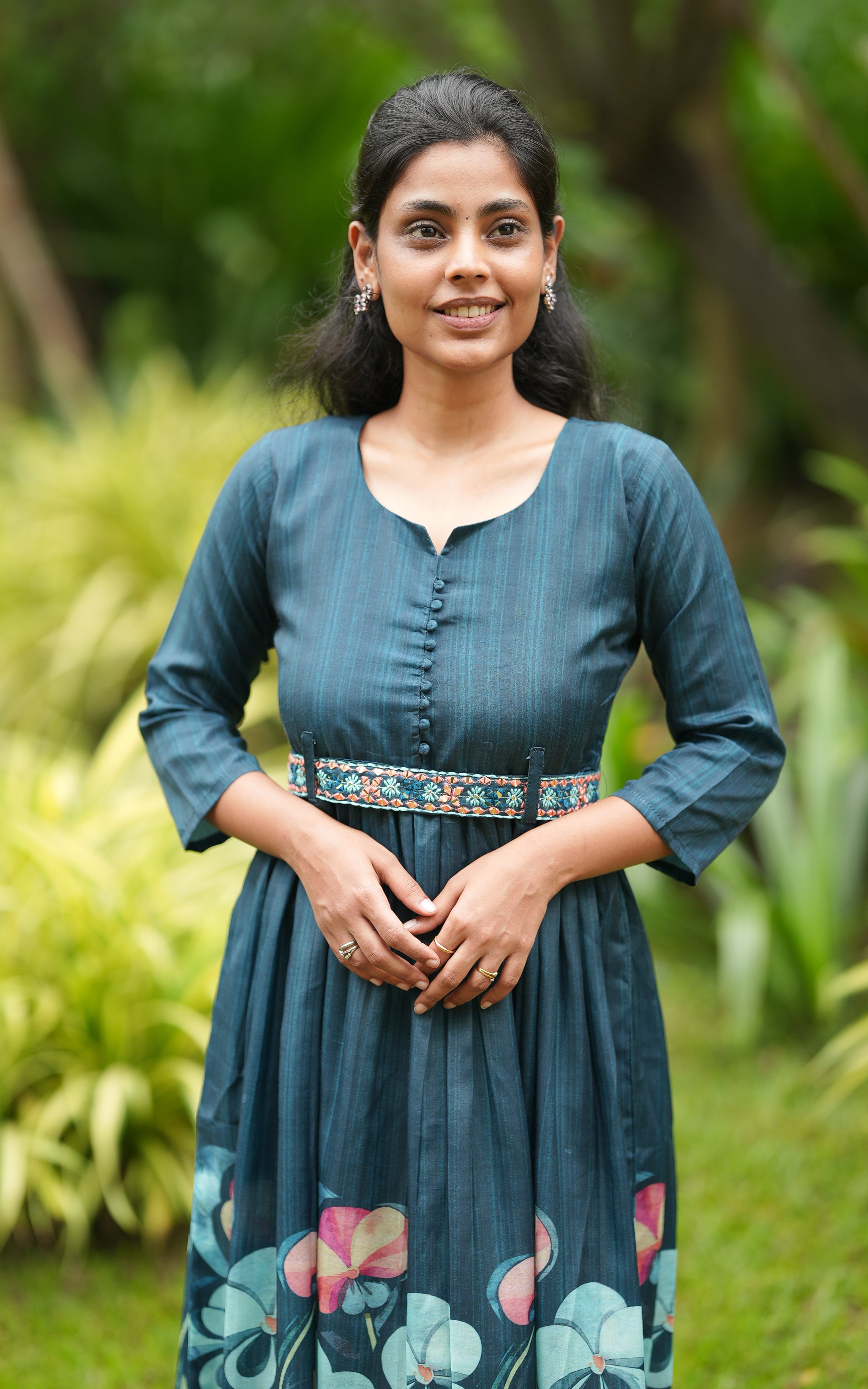 Saanvika Aqua KURTIS instore