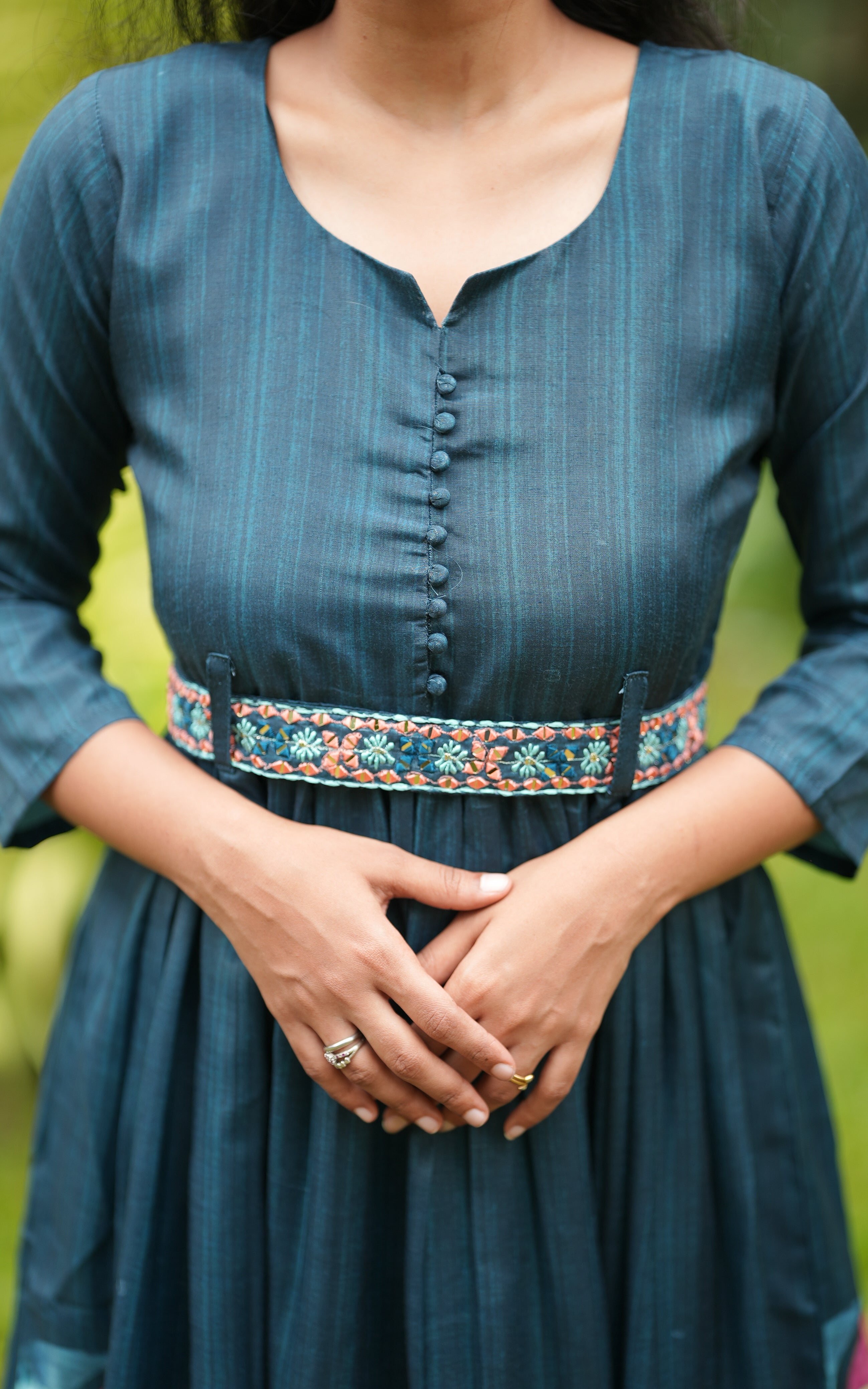 Saanvika Aqua KURTIS instore