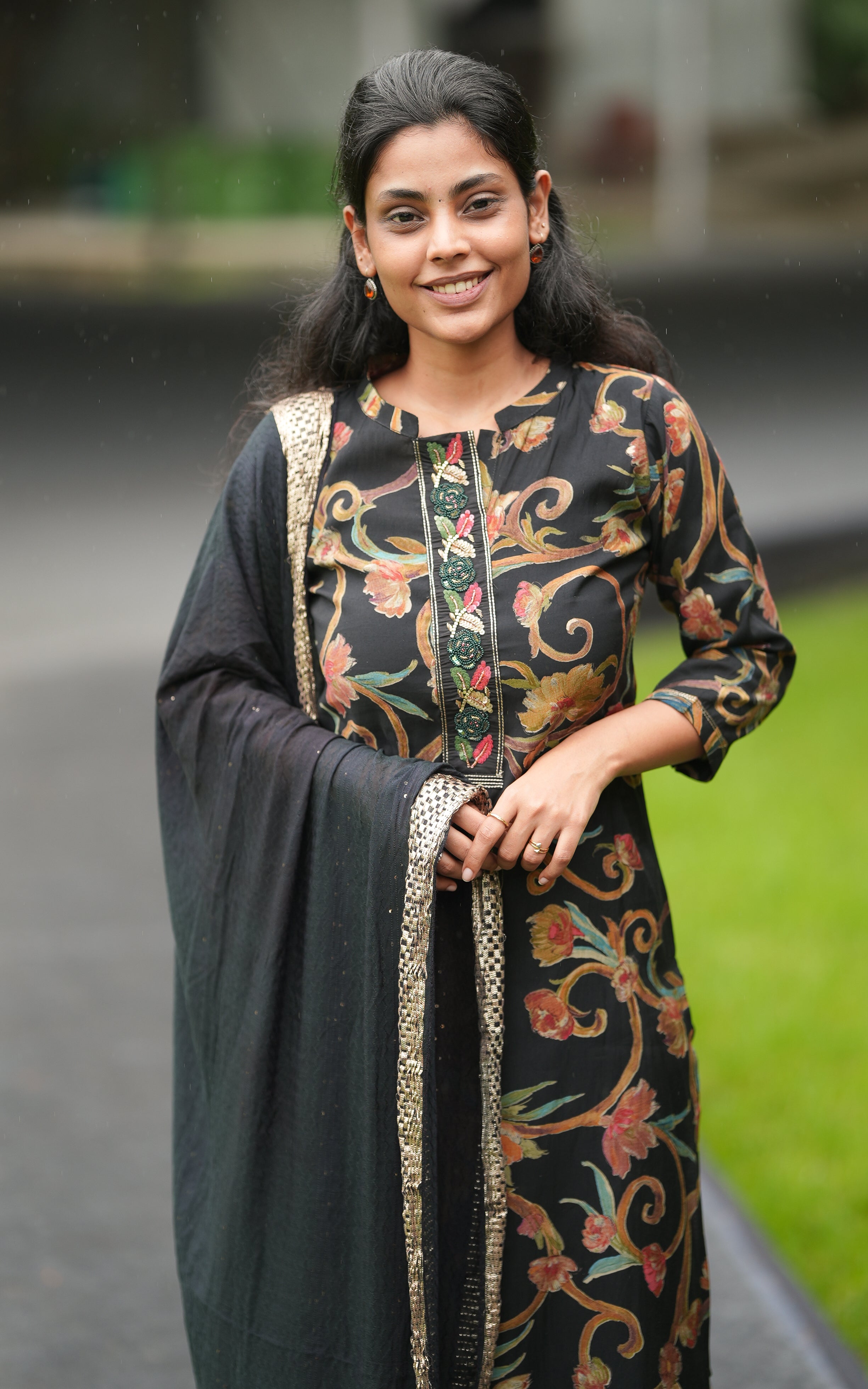Agalvili (Kurti+Pant+Dupatta) KURTIS instore