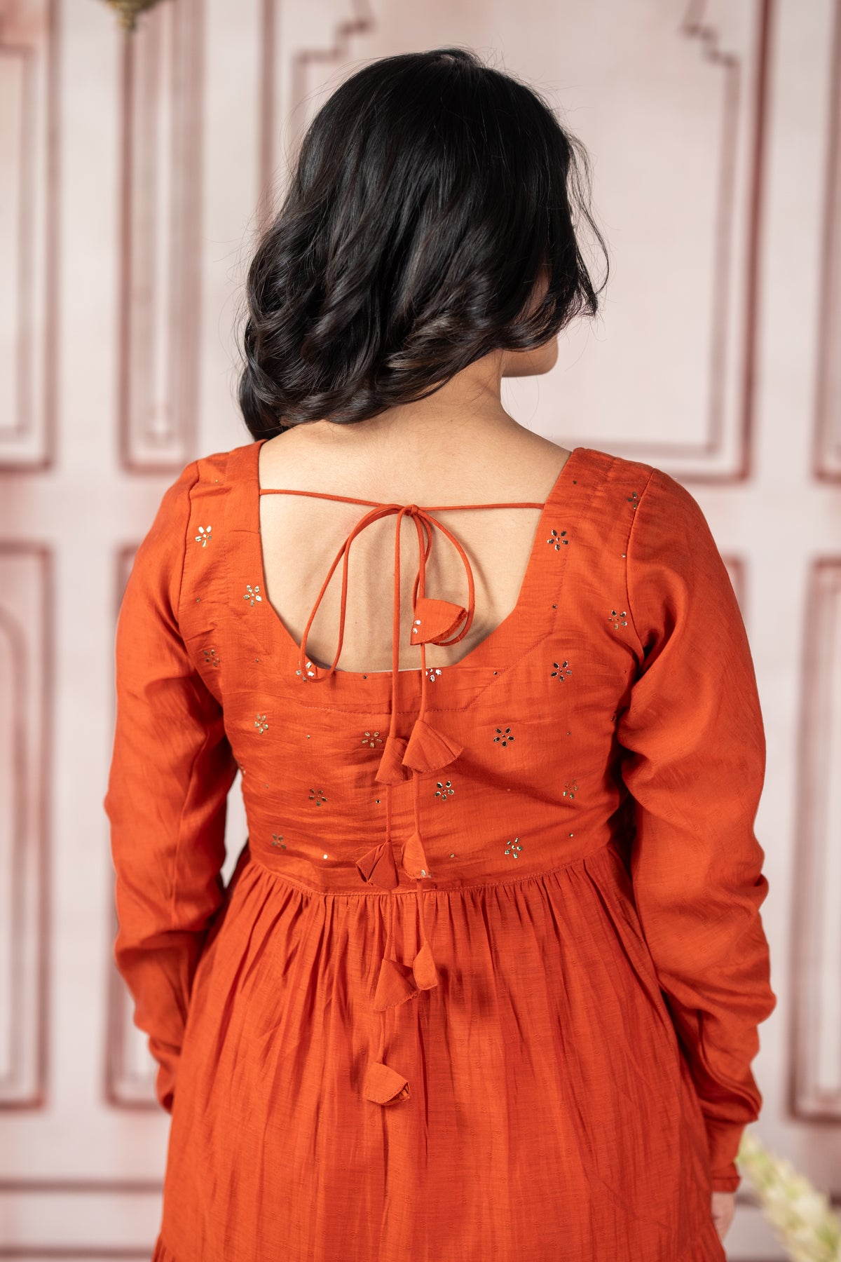 Mukaish work inspired B (Kurti+Dupatta)