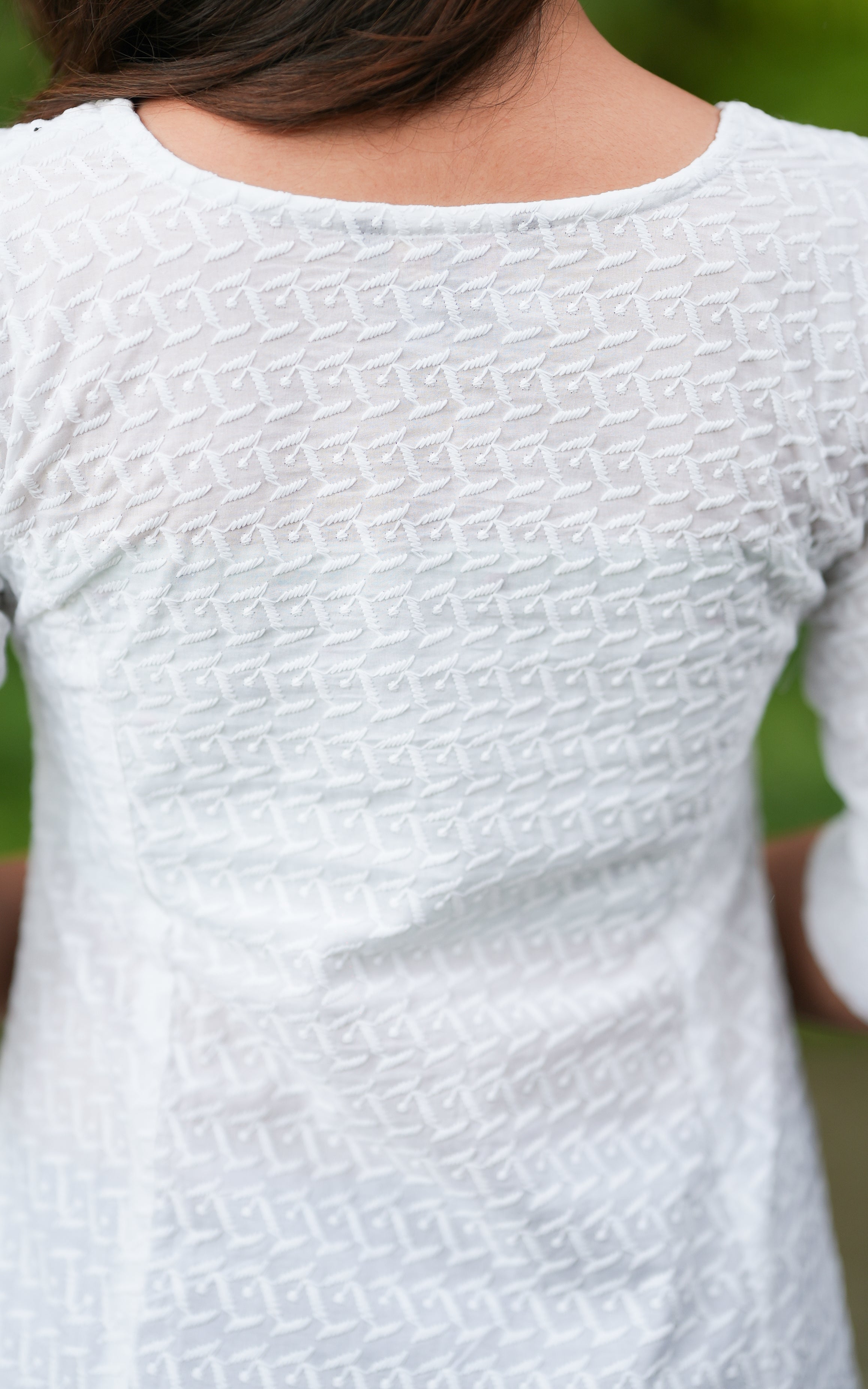 Aadhilakshmi White A KURTIS instore