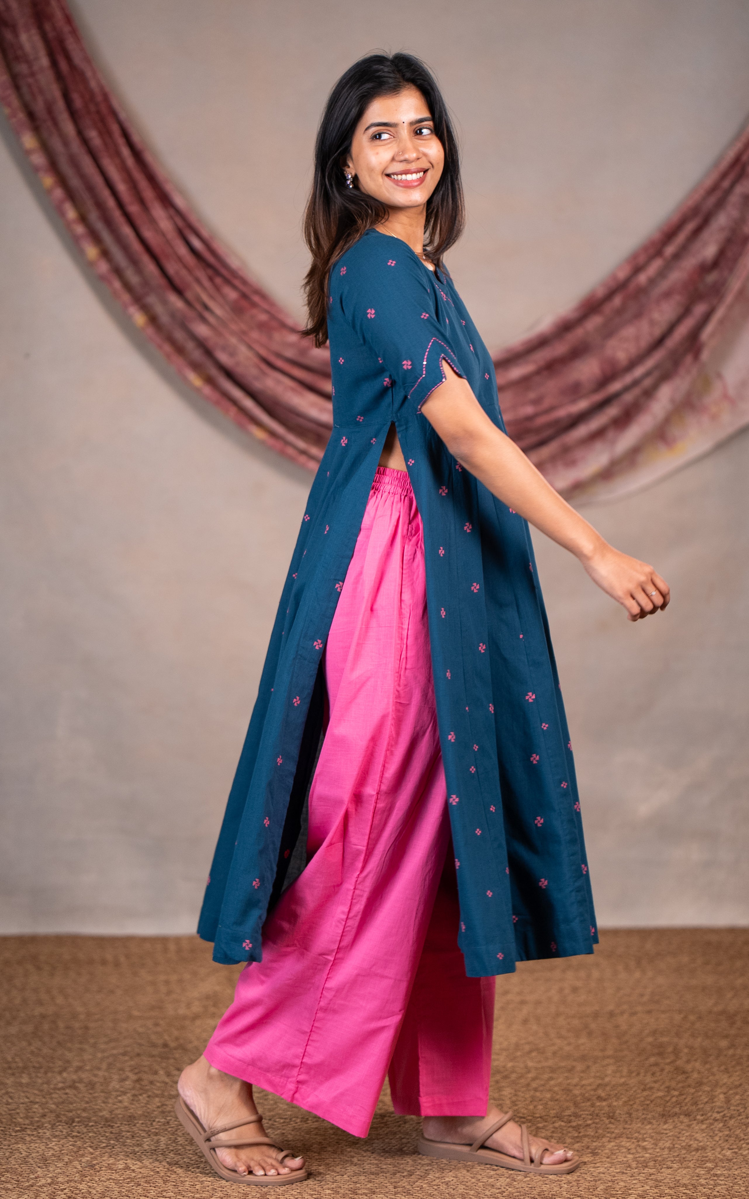 Office Wear Comfortable Cotton Naira Cut Kurti