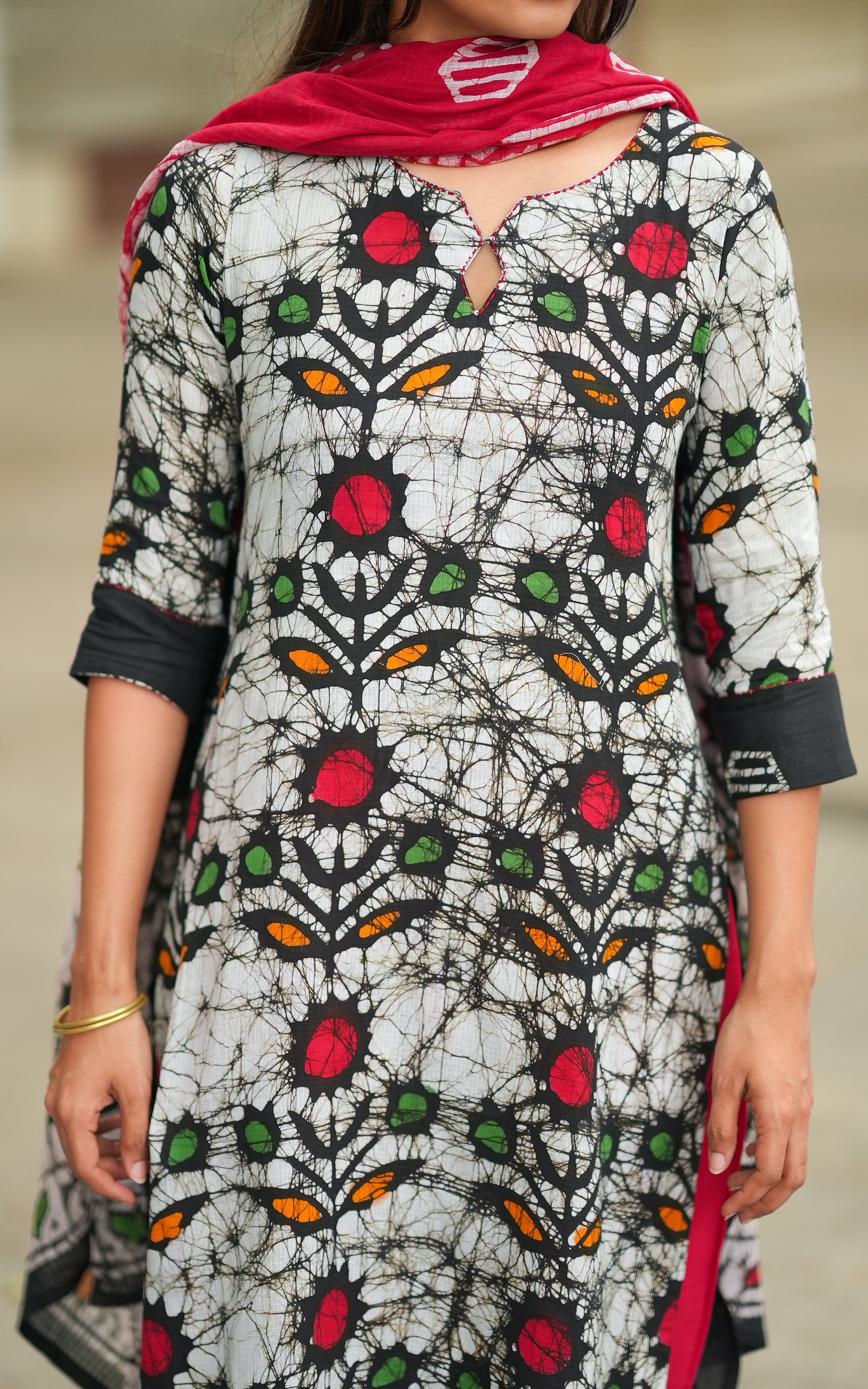 Pranika A (Kurti+Pant+Dupatta)