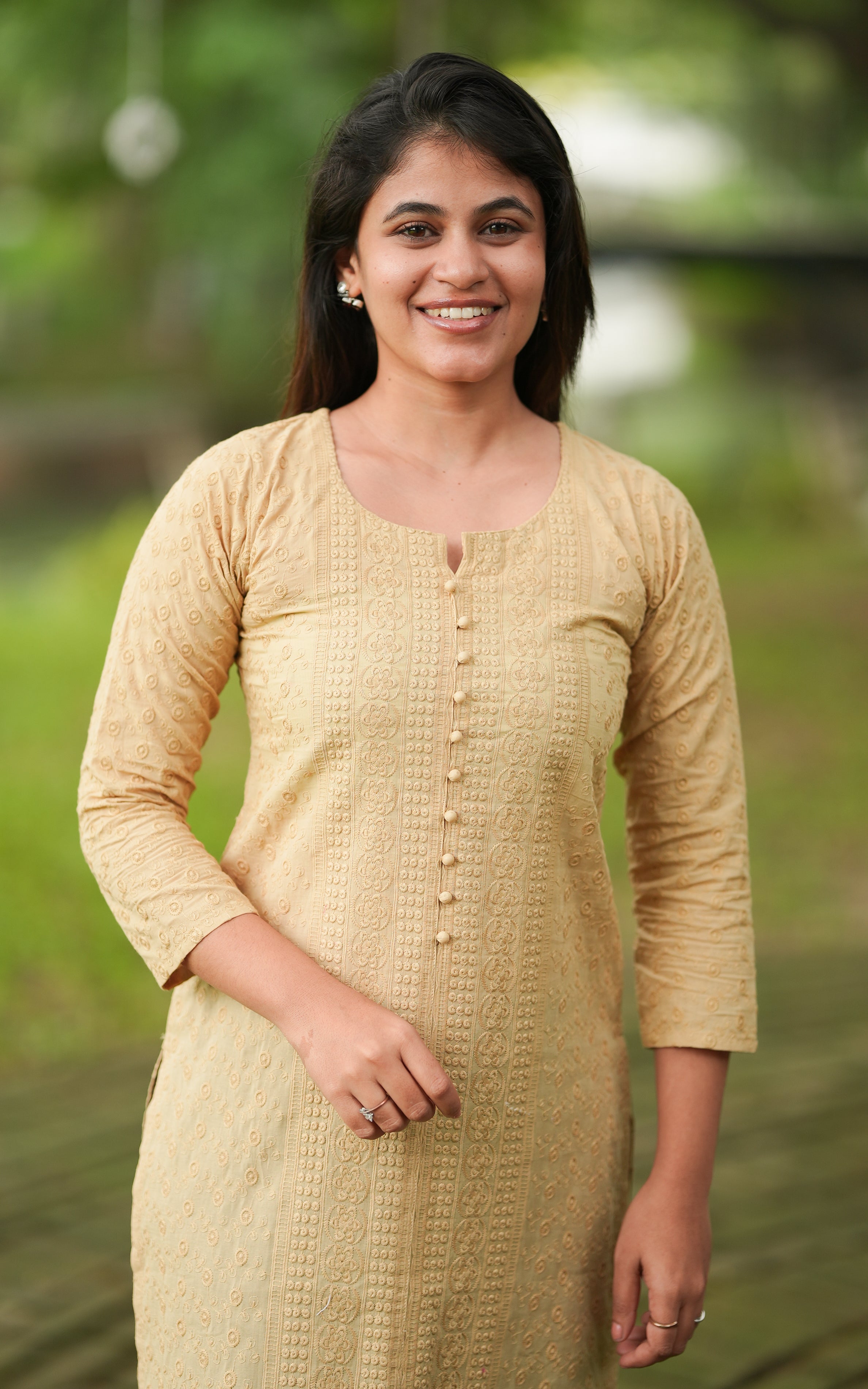 Aadhilakshmi Sandal KURTIS instore