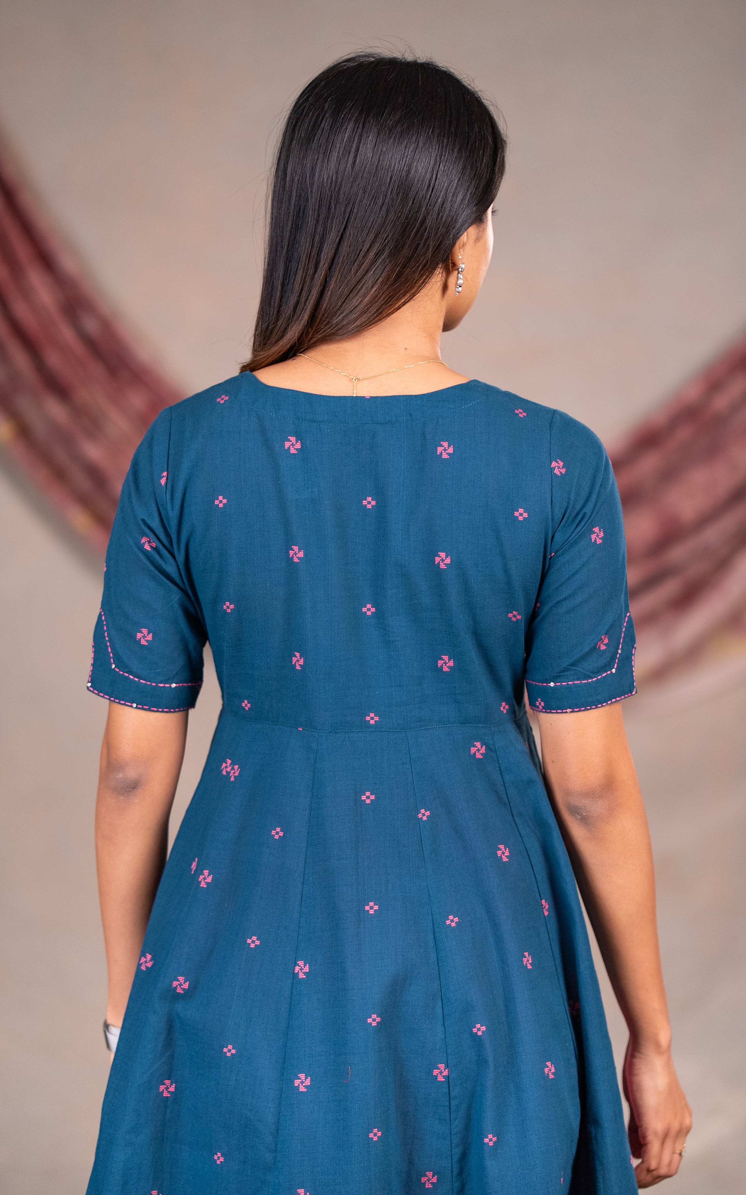Comfortable And Trendy South Cotton Kurti Set For Women