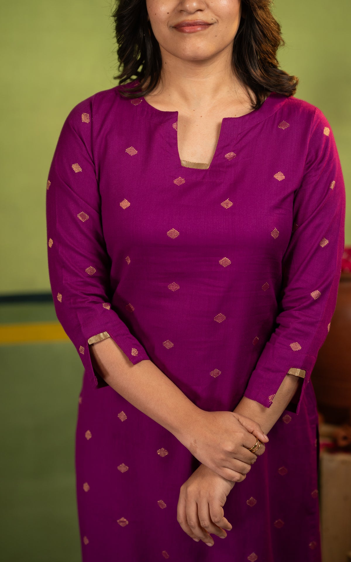 Kaththari Poo (Kurti+Dupatta)