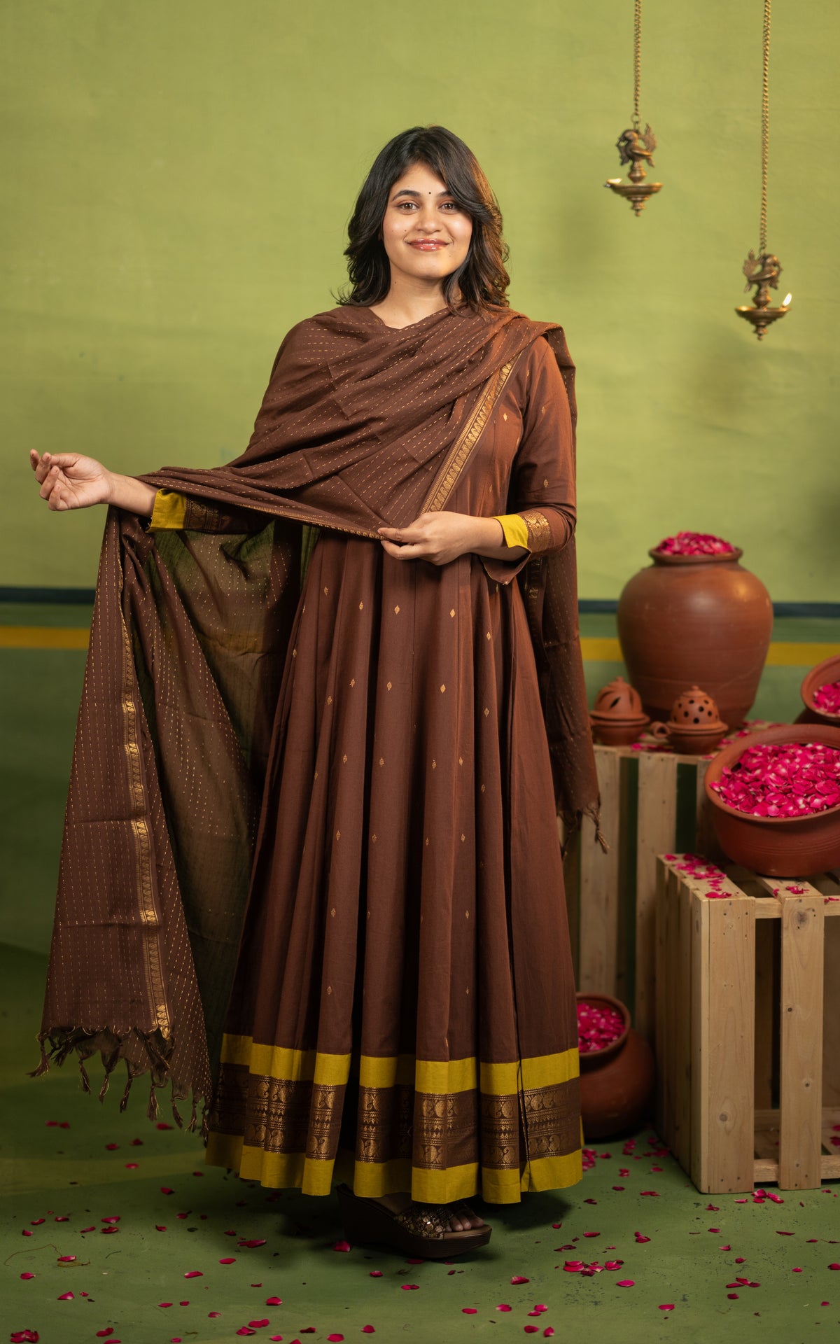 Vintage A (Kurti+Dupatta)