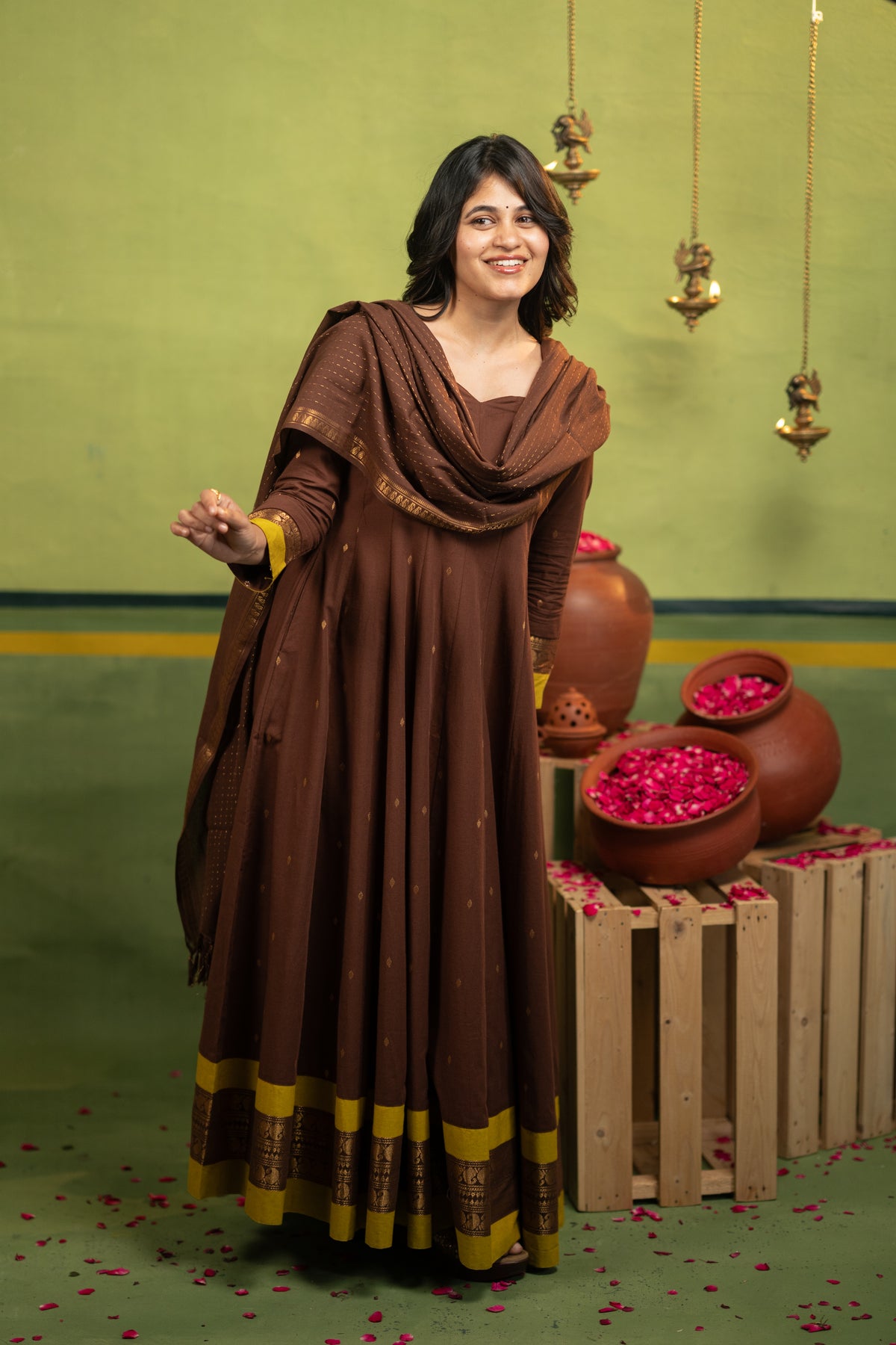 Vintage A (Kurti+Dupatta)