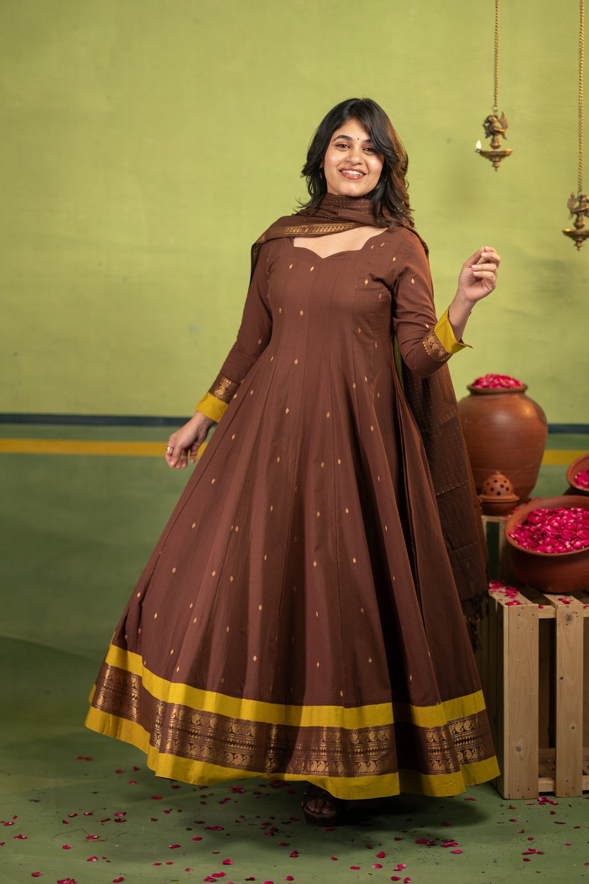 Vintage A (Kurti+Dupatta)
