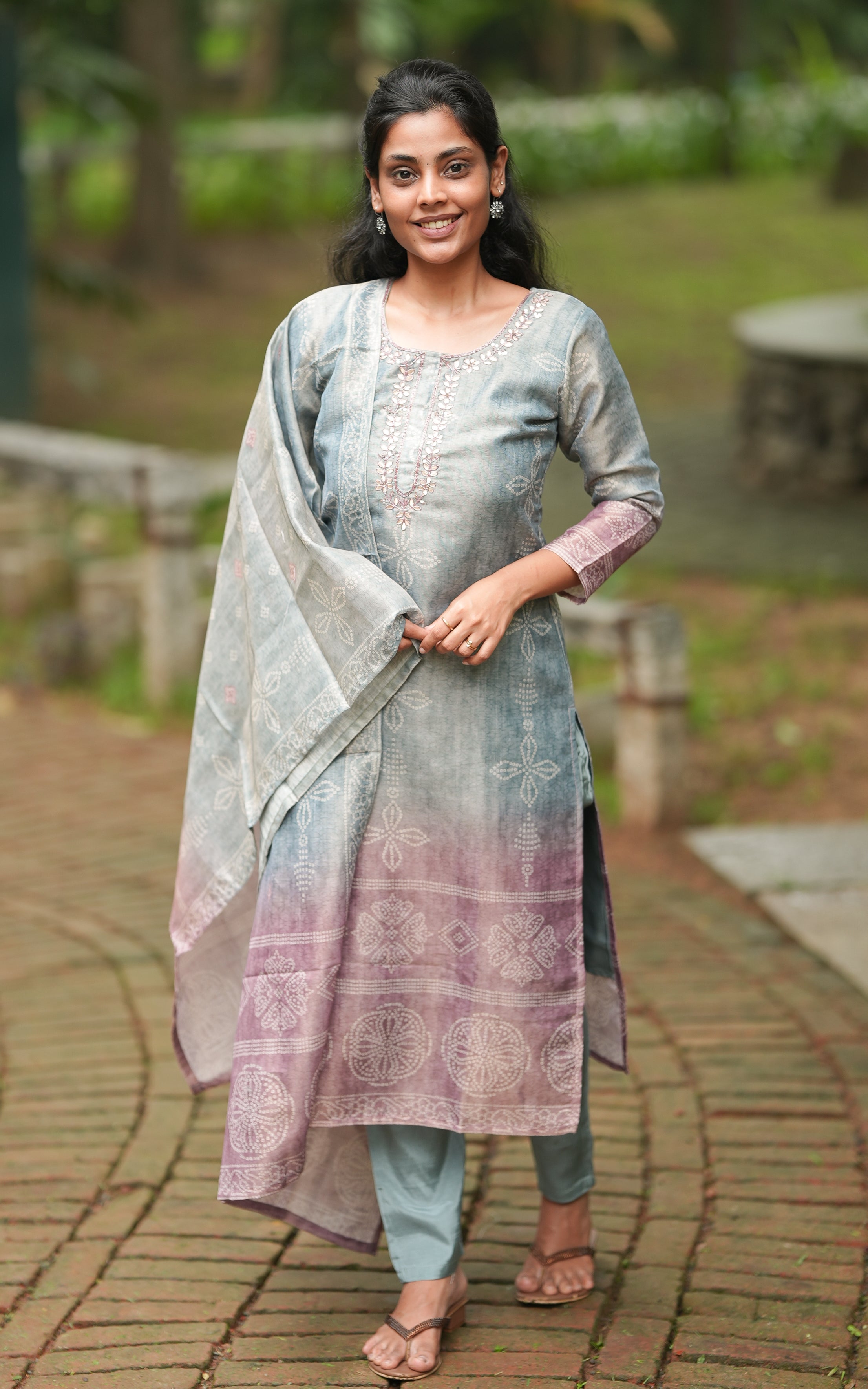 Sushila (Kurti+Pant+Dupatta) KURTIS Instore