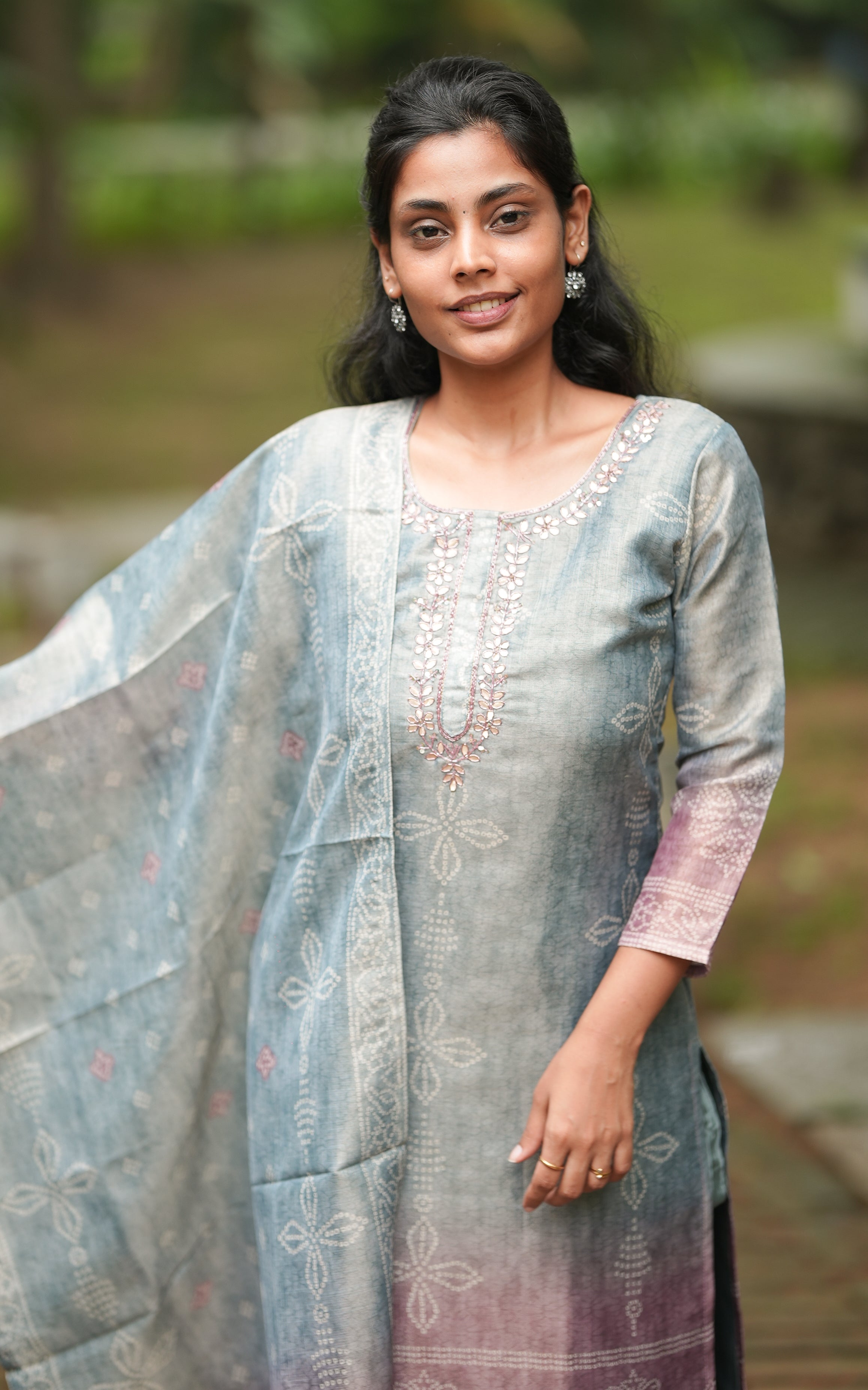 Sushila (Kurti+Pant+Dupatta) KURTIS Instore