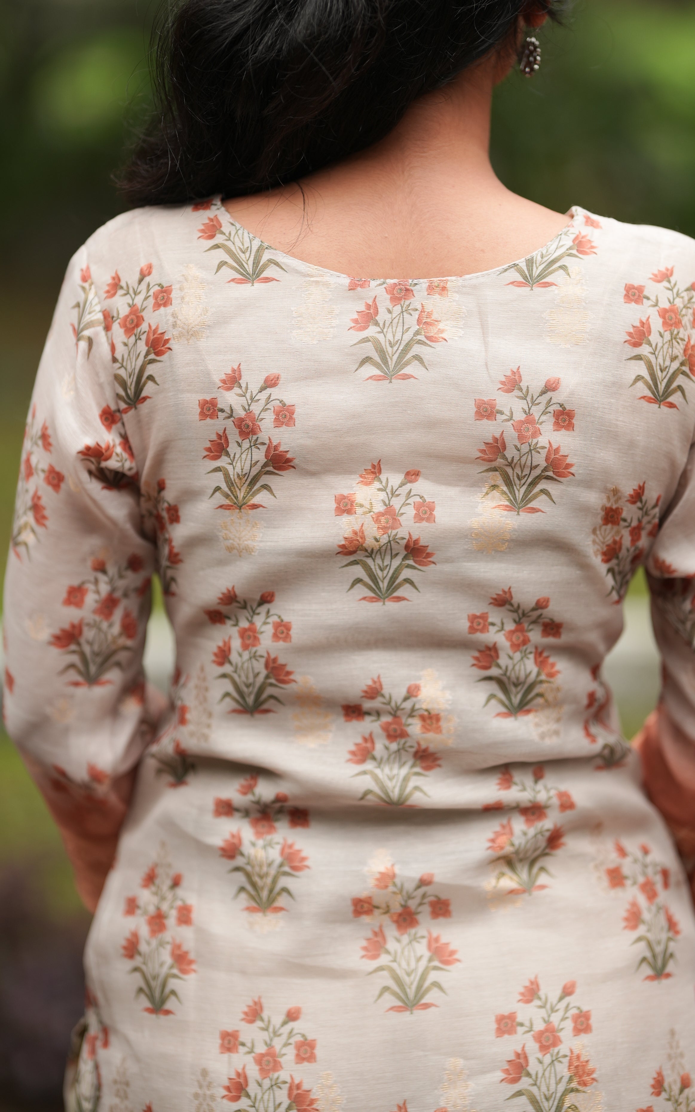 Nivethitha Beige (Kurti+Pant+Dupatta) KURTIS instore