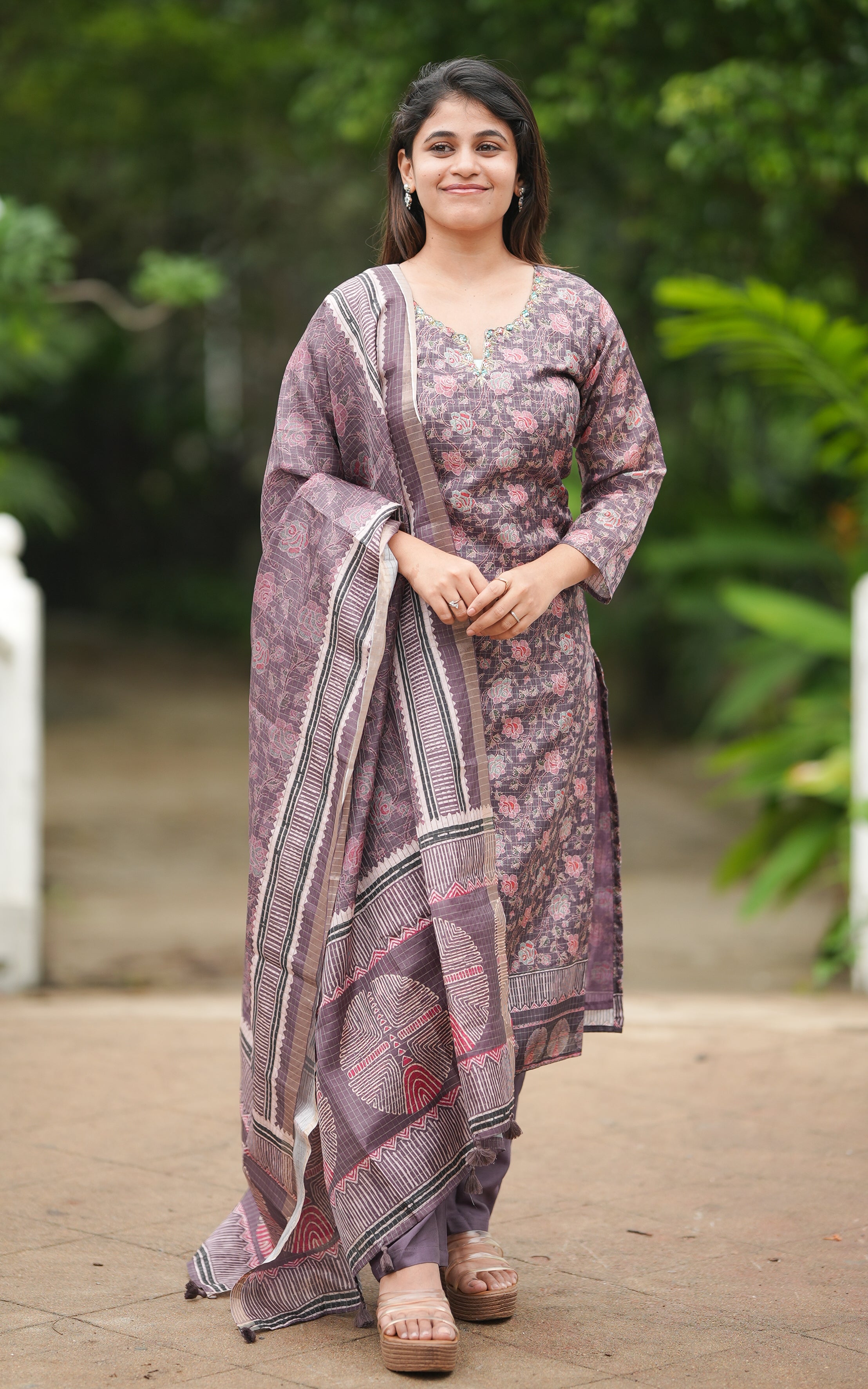 Nishantha (Kurti+Pant+Dupatta) KURTIS Instore