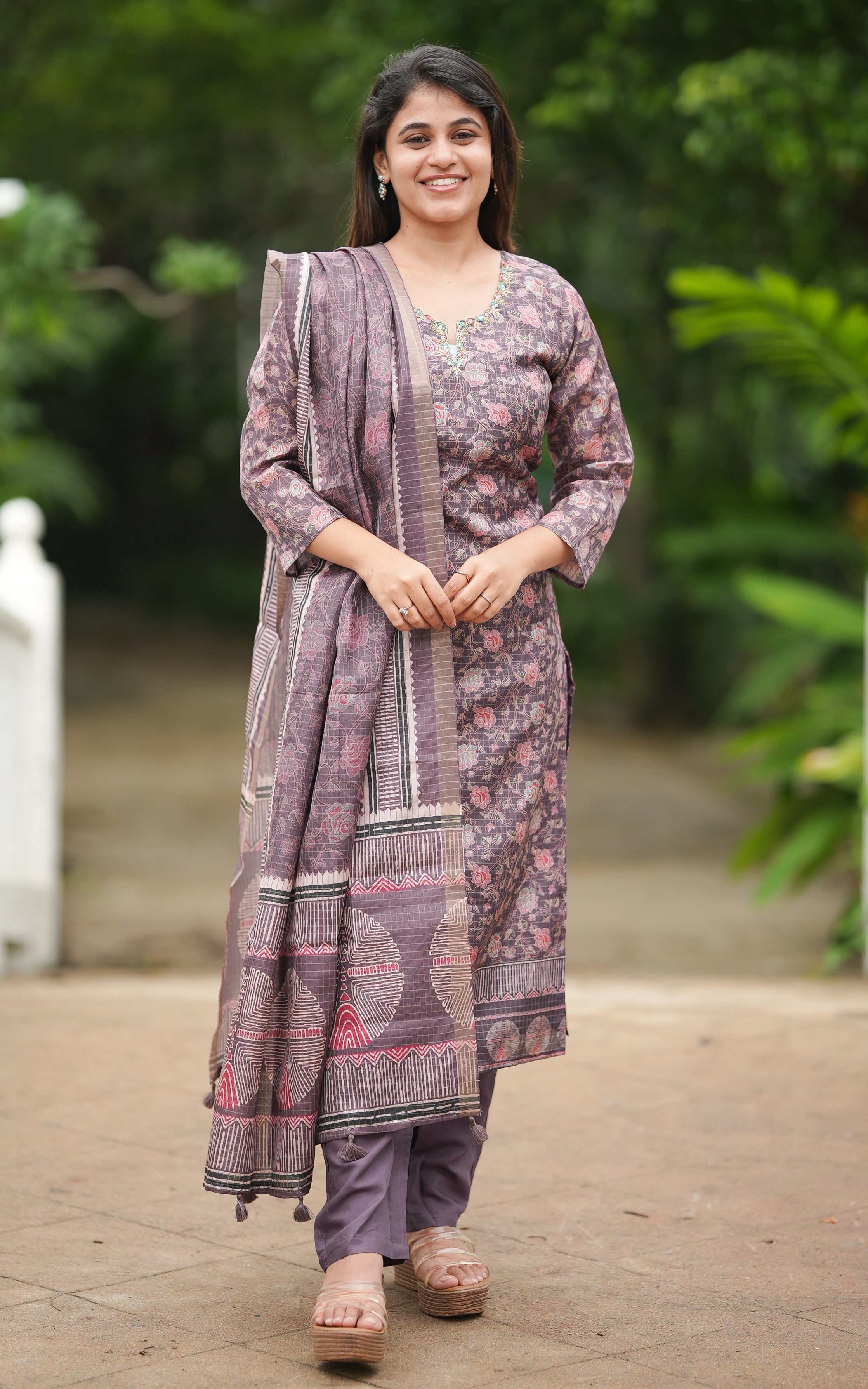 Nishantha (Kurti+Pant+Dupatta) KURTIS Instore